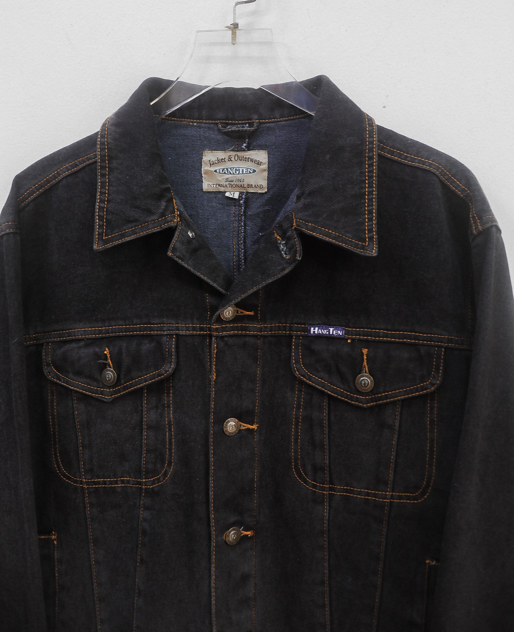 10.13.24 - VTG CROPPED DENIM JACKET - HANGTEN