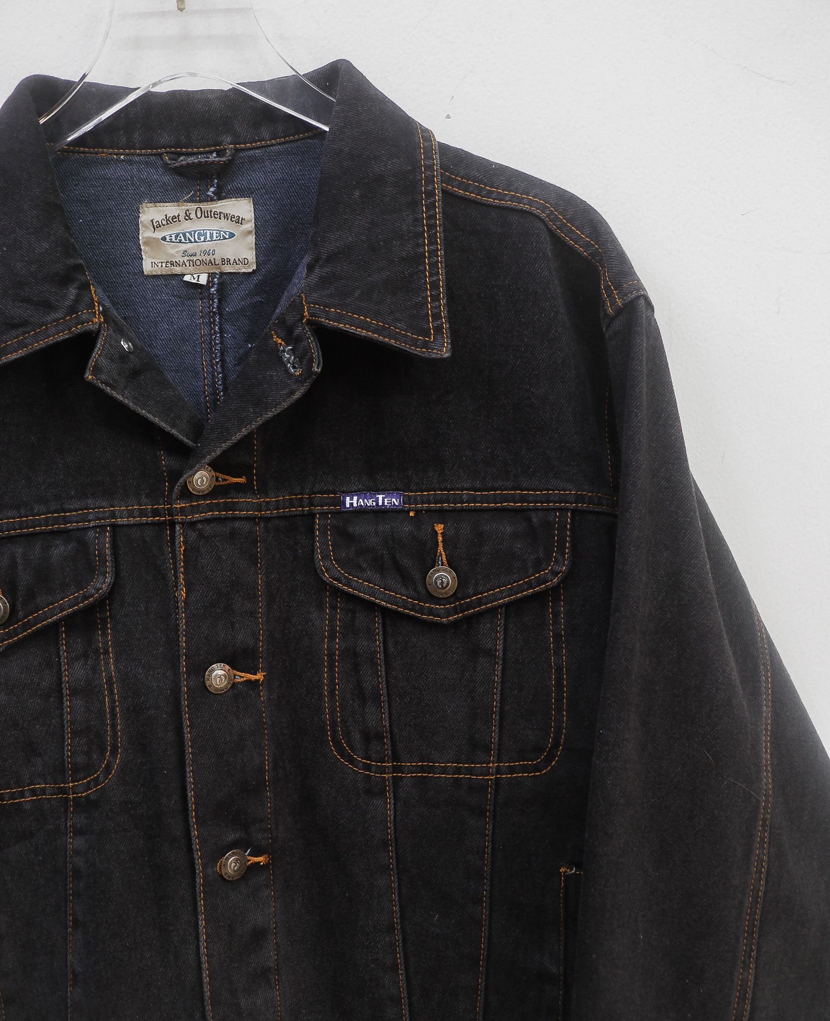10.13.24 - VTG CROPPED DENIM JACKET - HANGTEN