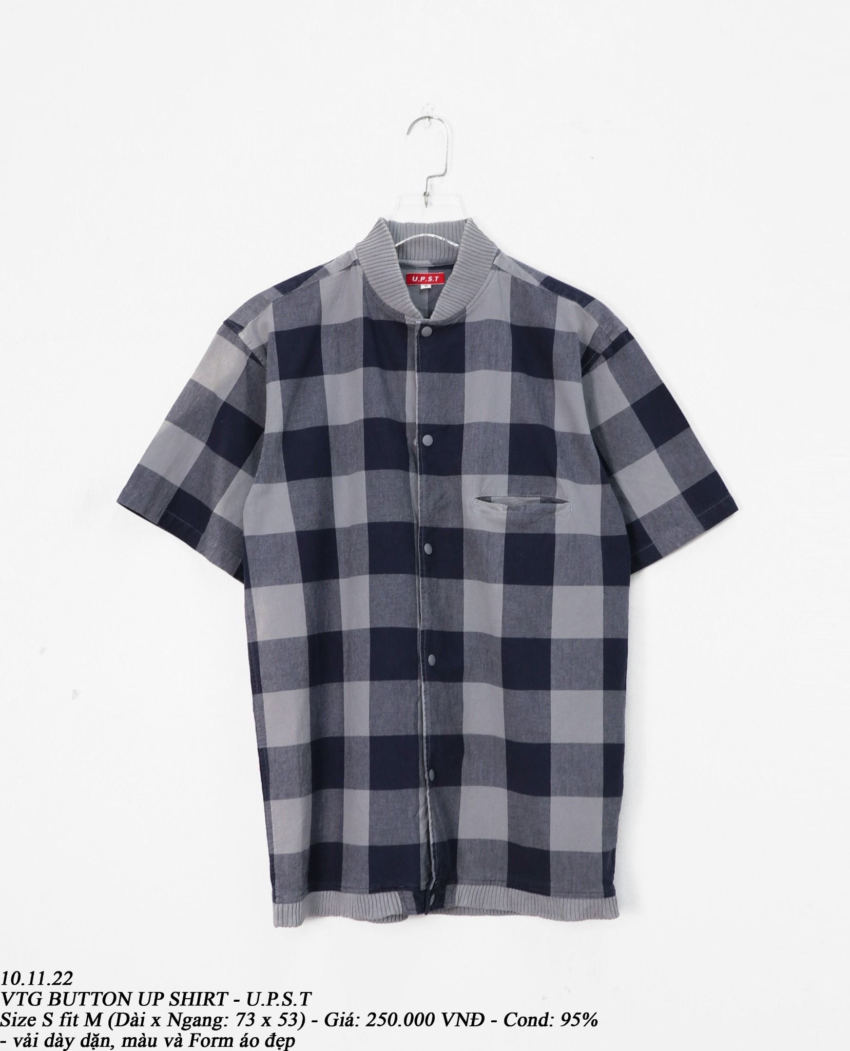10.11.22 - VTG BUTTON UP SHIRT - U.P.S.T