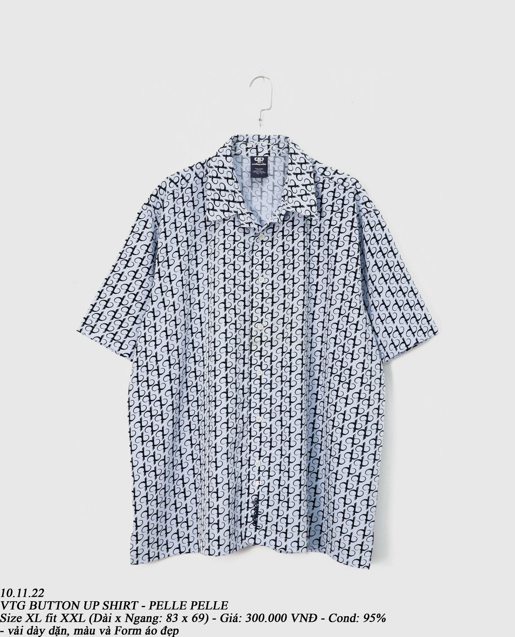 10.11.22 - VTG BUTTON UP SHIRT - PELLE PELLE