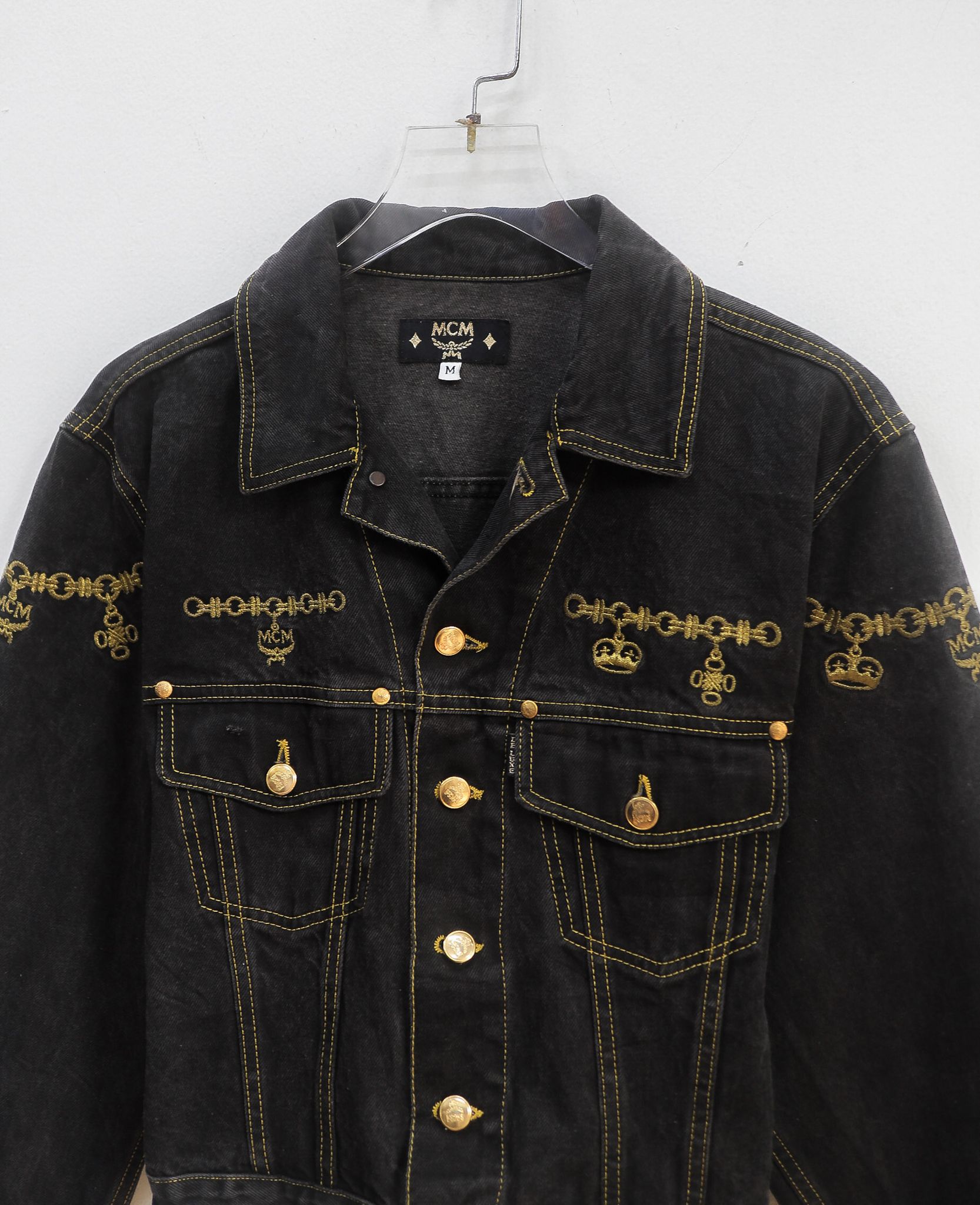 10.13.24 - VTG CROPPED DENIM JACKET - MCM