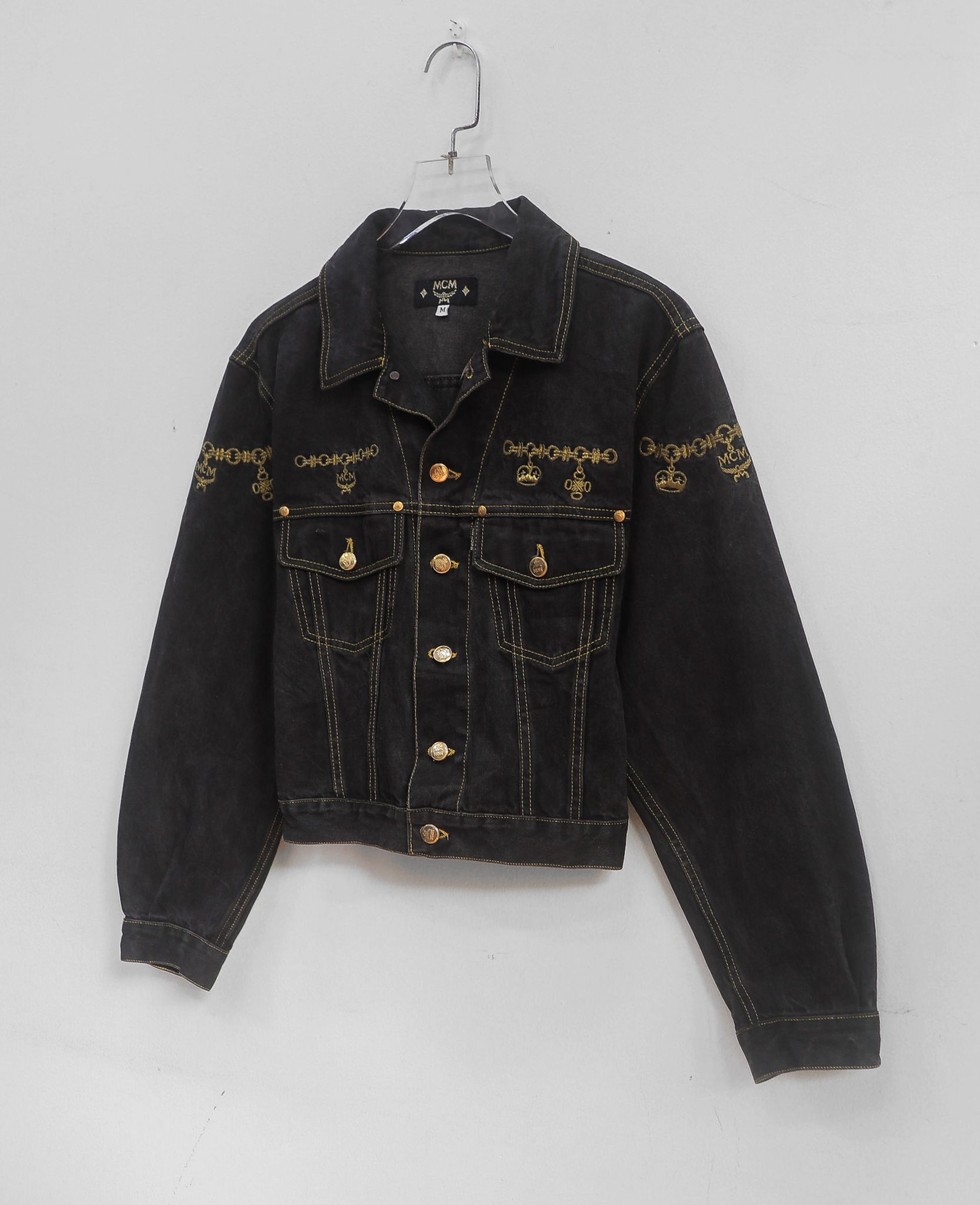 10.13.24 - VTG CROPPED DENIM JACKET - MCM