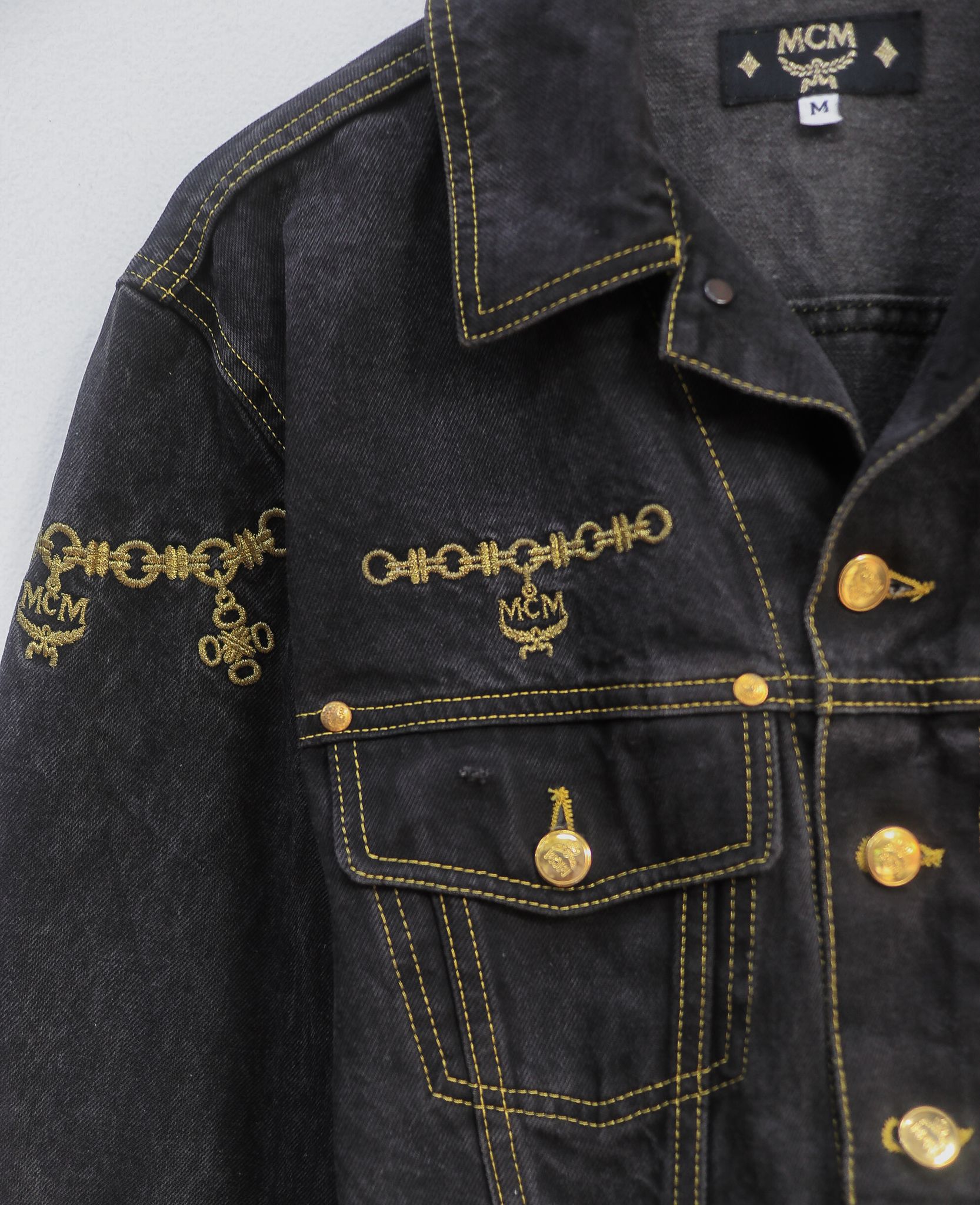 10.13.24 - VTG CROPPED DENIM JACKET - MCM