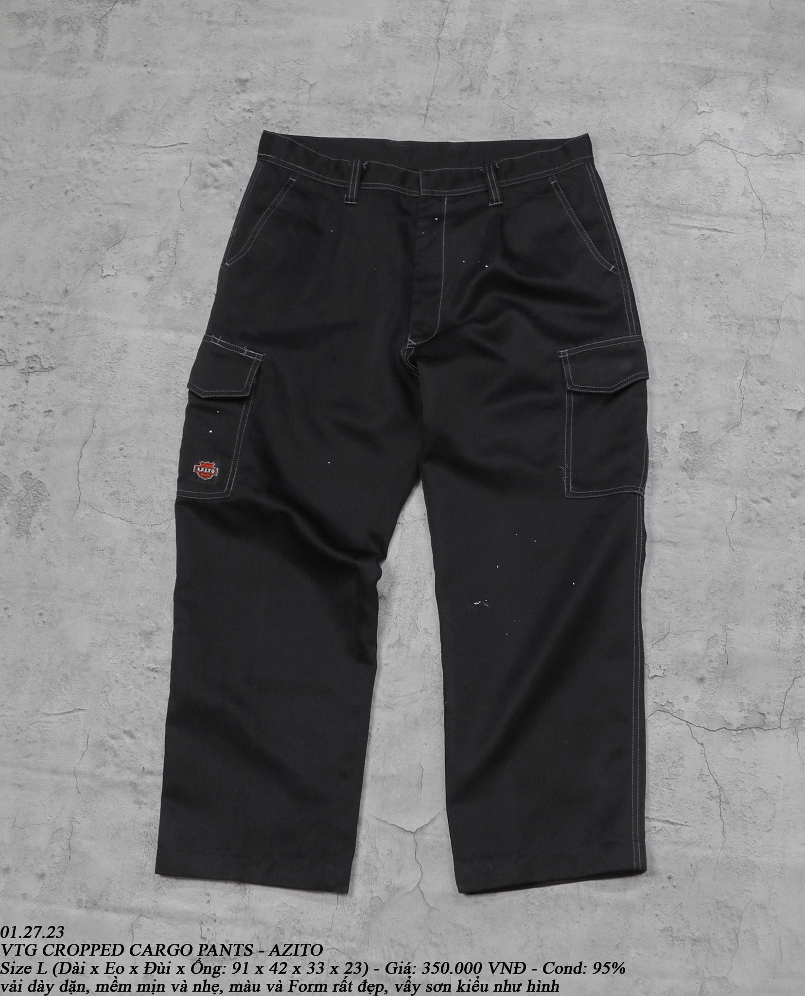 01.27.23 - VTG CROPPED CARGO PANTS - AZITO