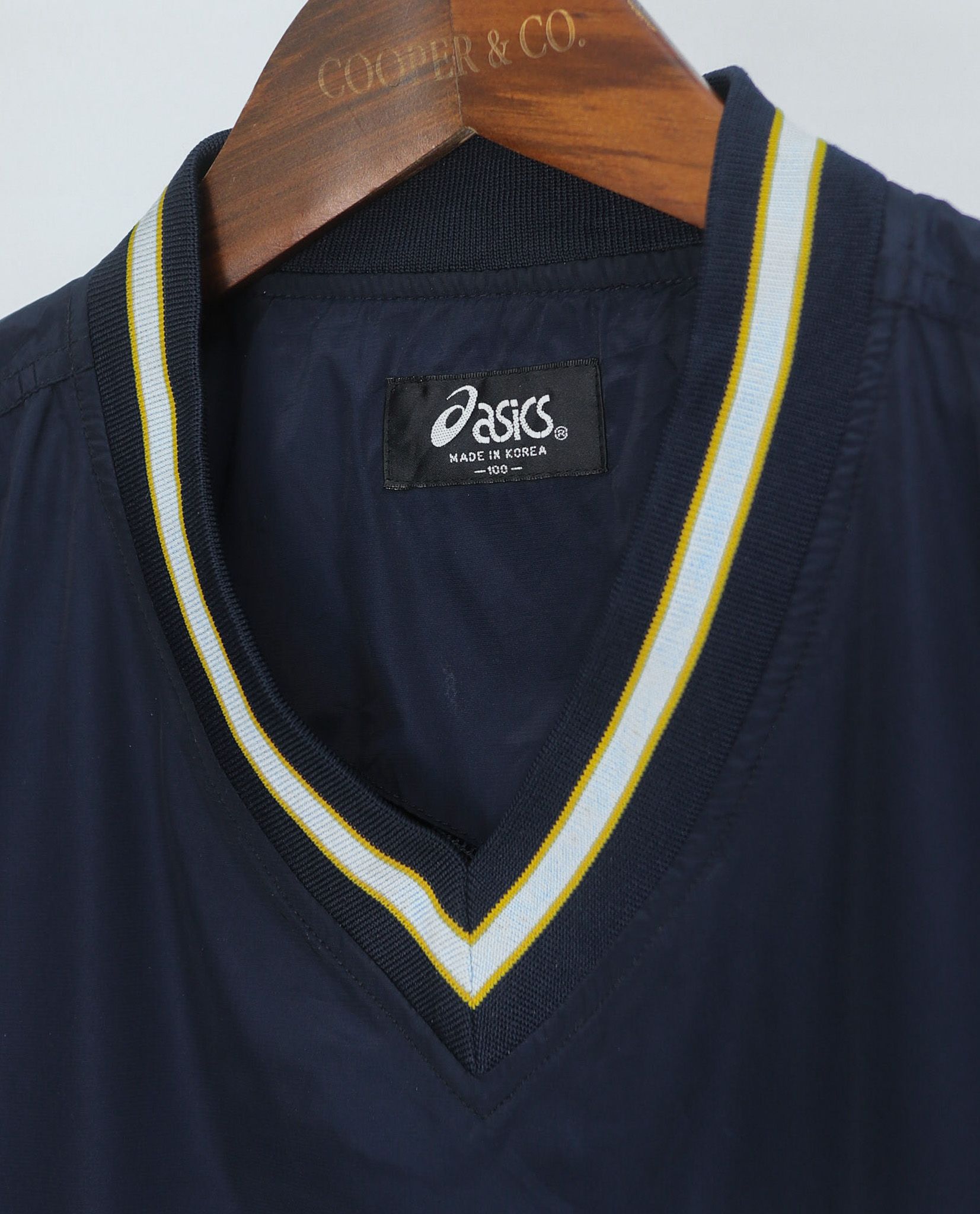 05.18.23 - VTG PULLOVER BASEBALL JACKET - ASICS