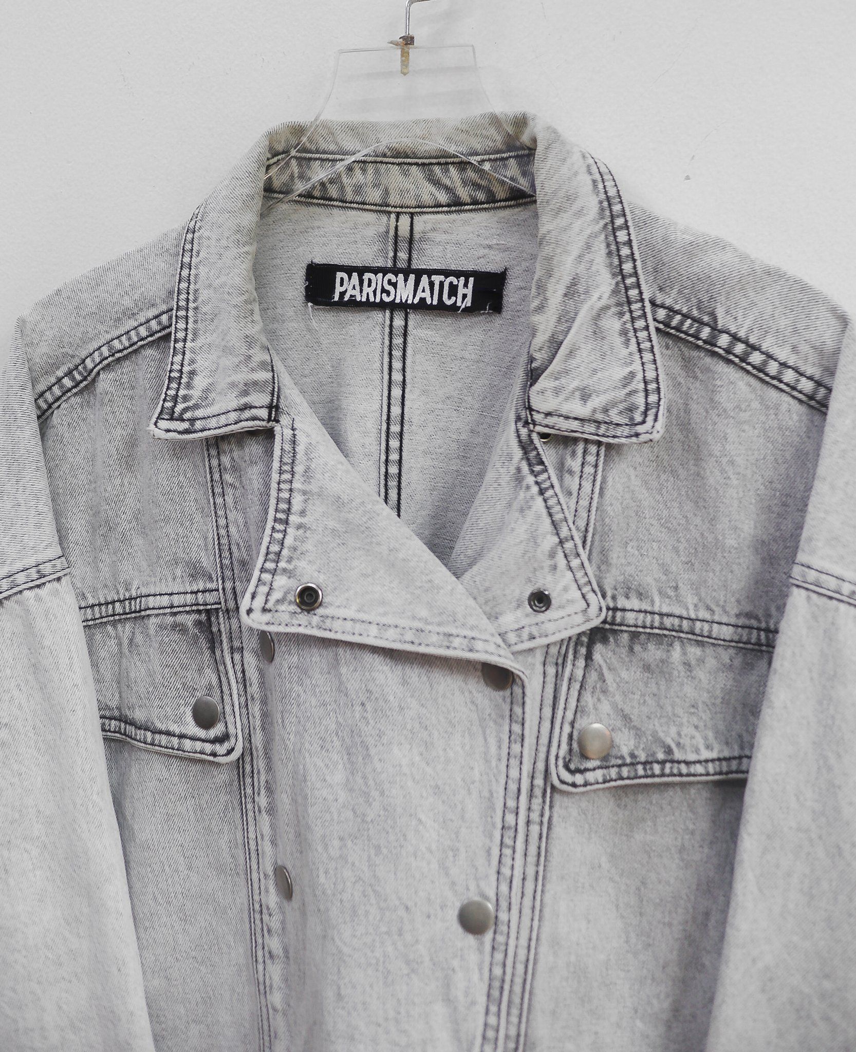 10.13.24 - VTG CROPPED DENIM JACKET - PARIS MATCH