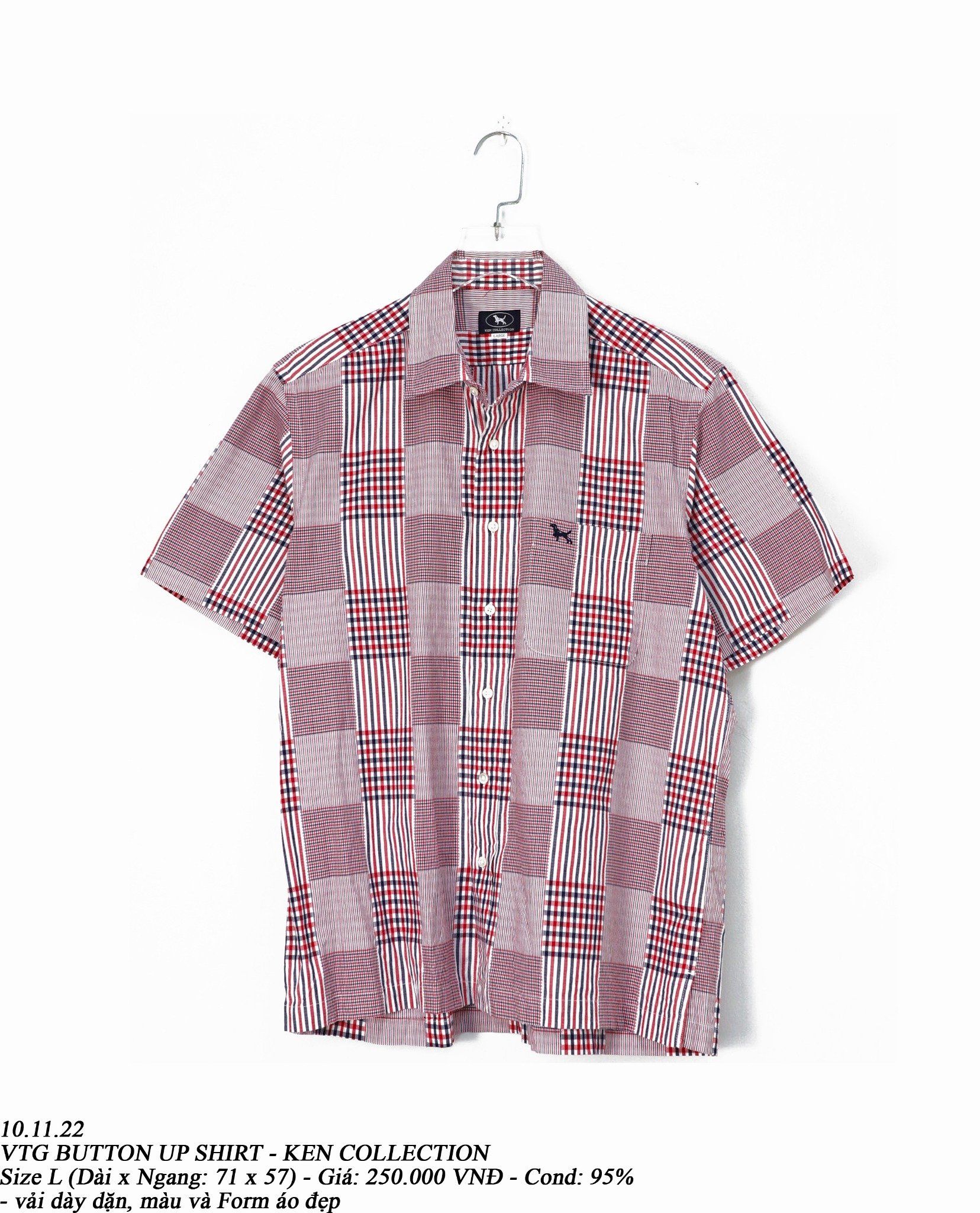 10.11.22 - VTG BUTTON UP SHIRT - KEN COLLECTION
