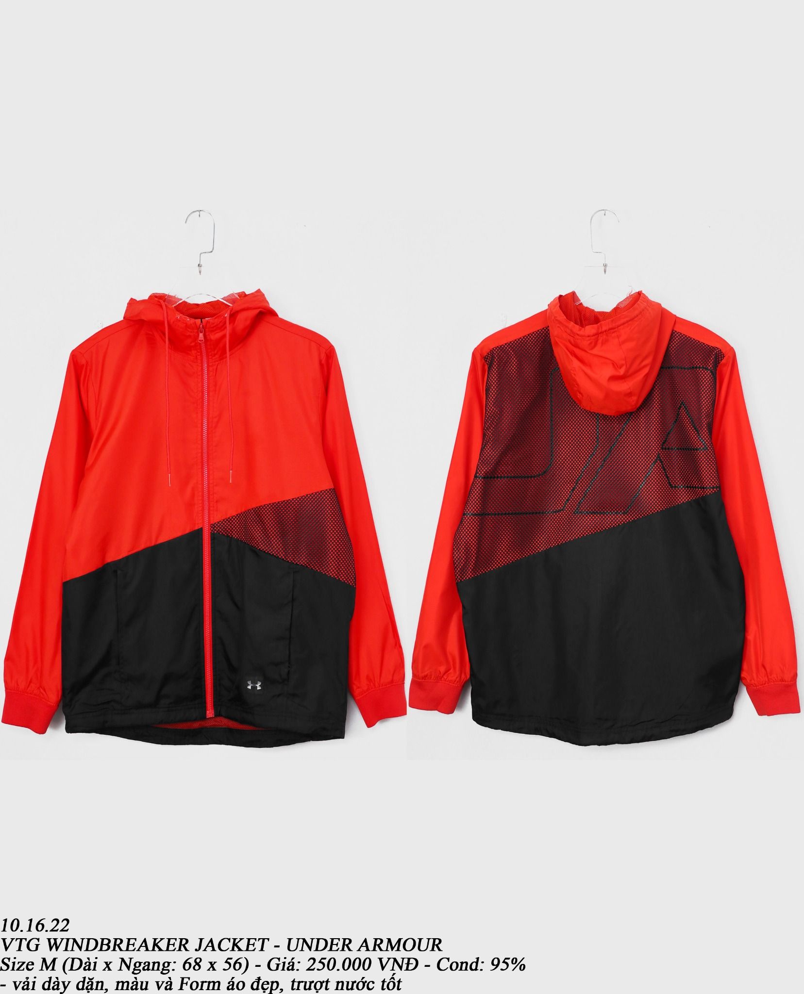 10.16.22 - VTG WINDBREAKER JACKET - UNDER ARMOUR