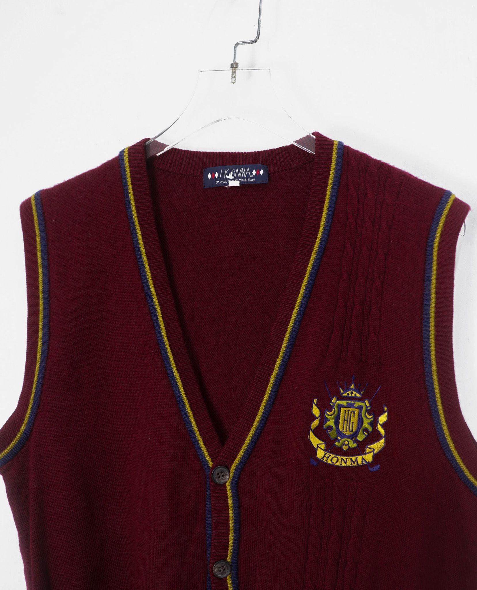 02.07.23 - VTG KNIT VEST - HONMA