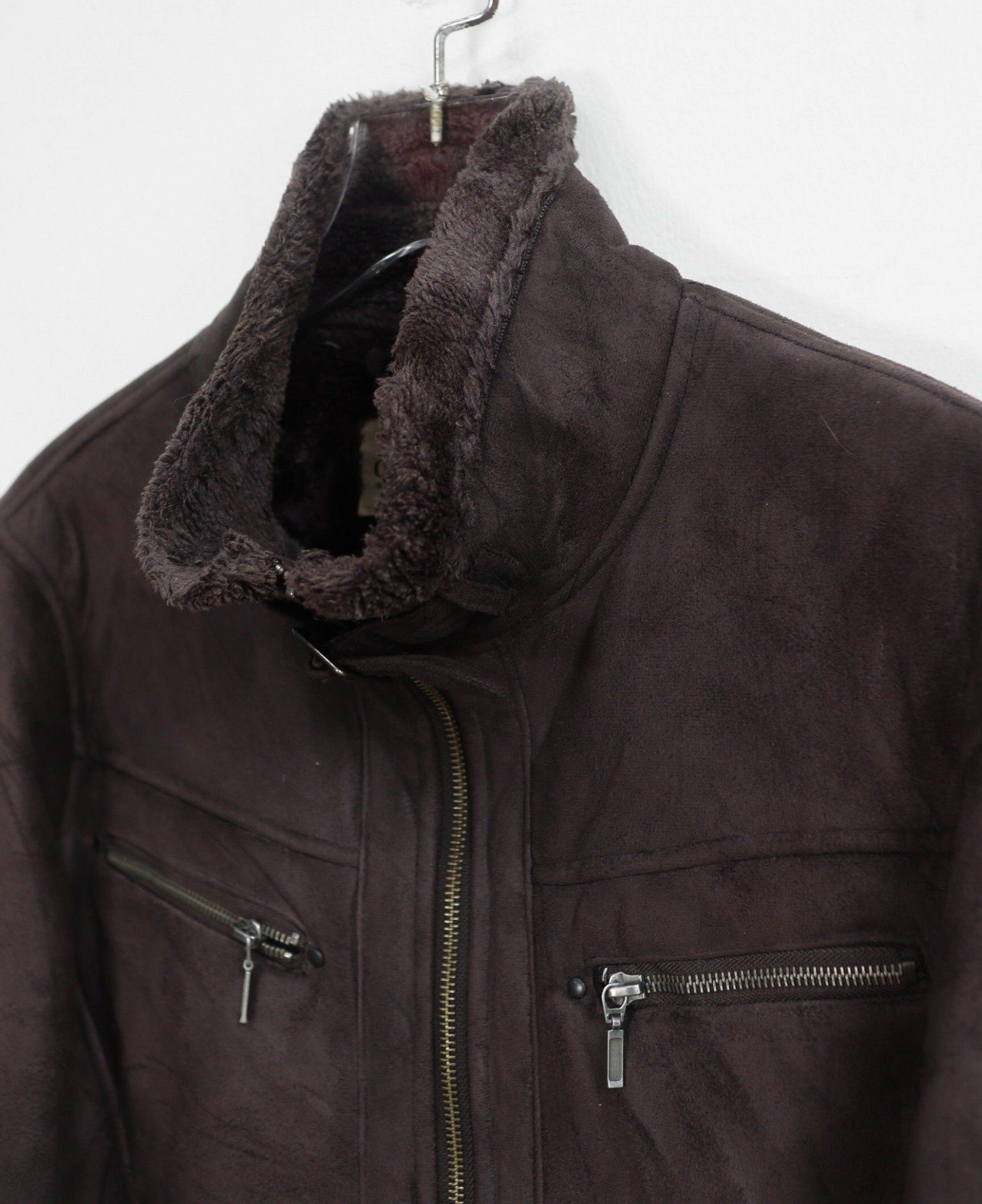 11.22.23 - VTG SHEARLING LINED SUEDE MOTOR JACKET - OPEN DICH