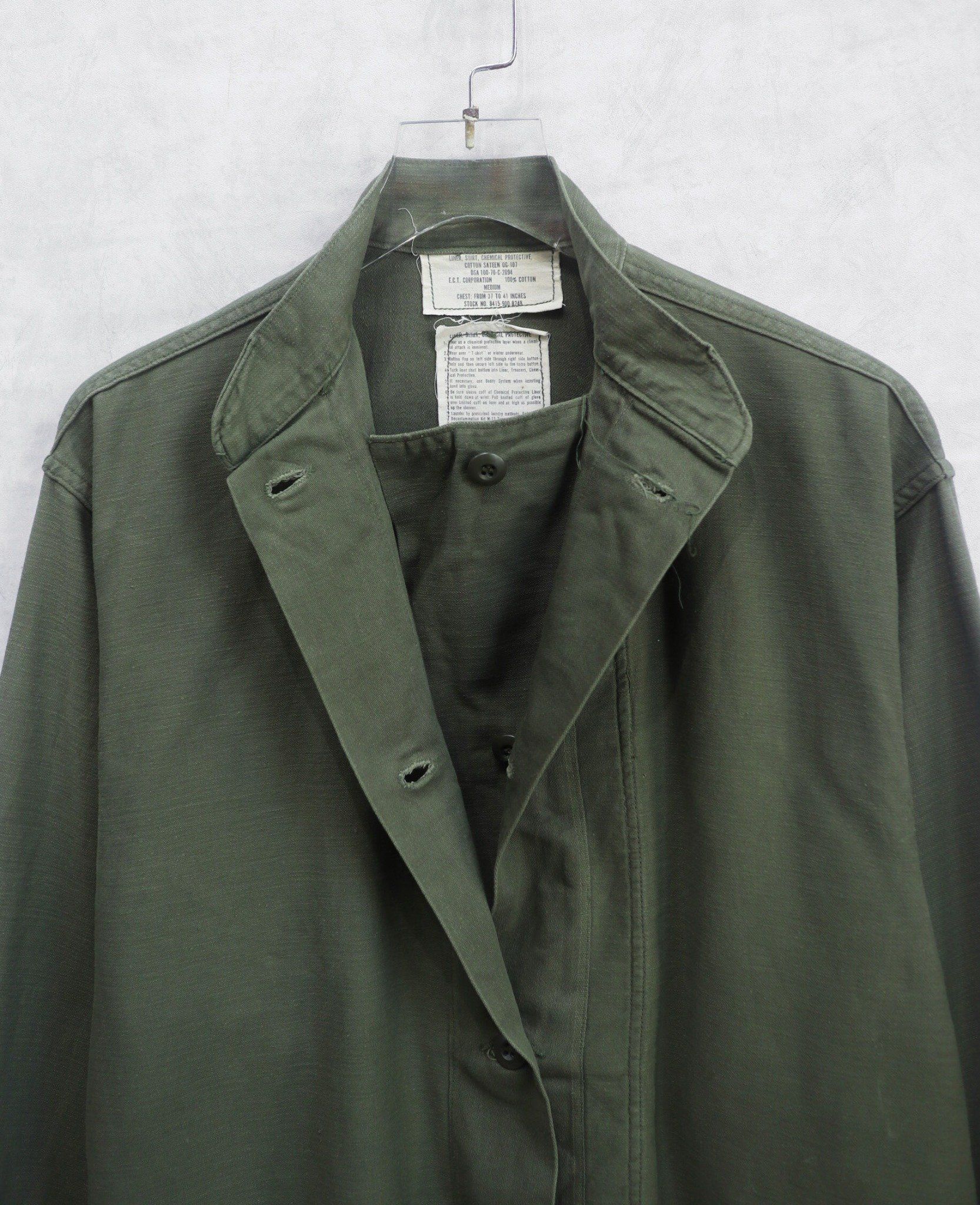 03.27.24 - VTG CHEMICAL PROTECTIVE LINER JACKET - US ARMY 70s