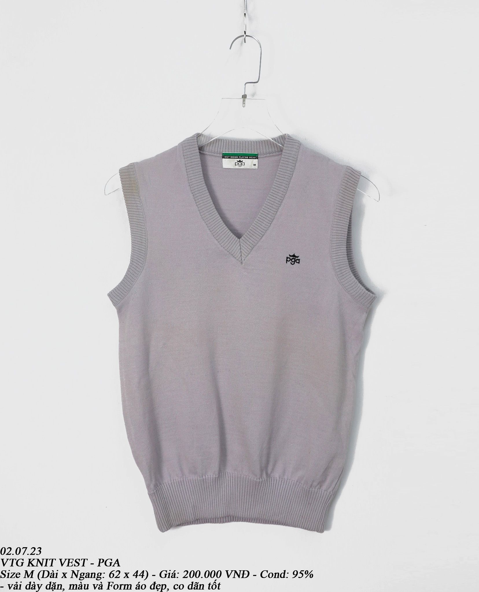 02.07.23 - VTG KNIT VEST - PGA