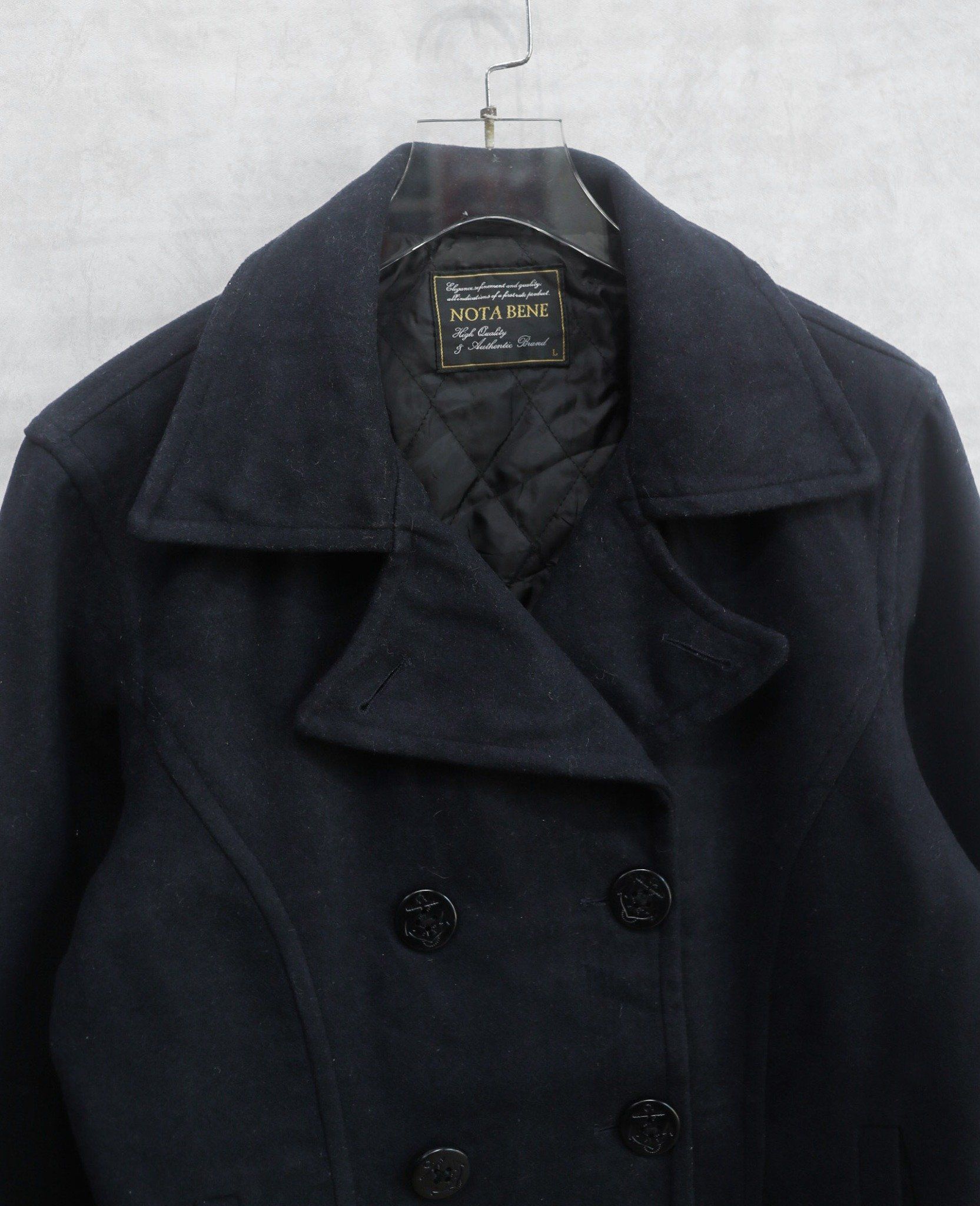 03.27.24 - VTG WOOL PEACOAT JACKET - NOTA BENE
