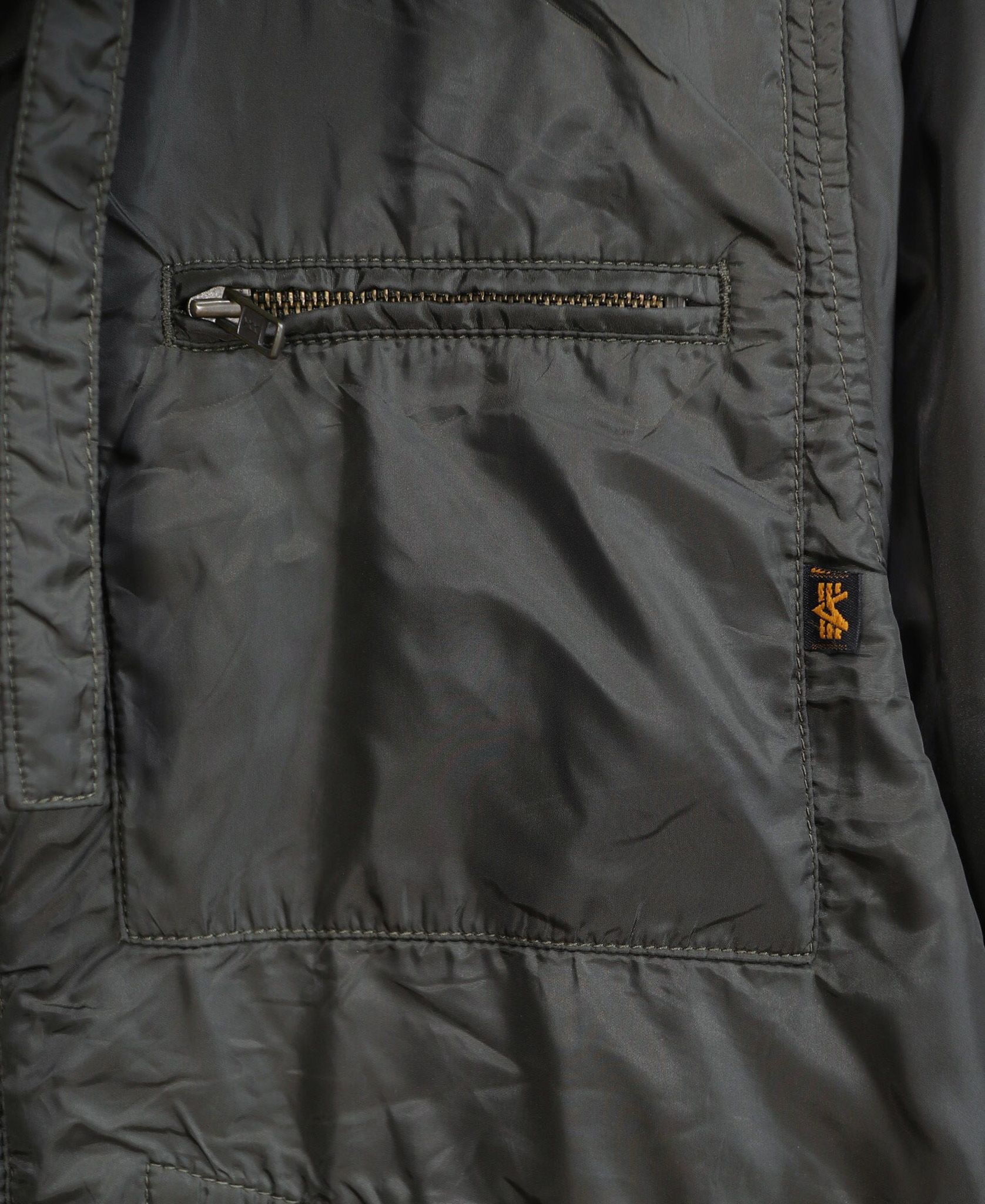 11.22.23 - VTG NYLON WINDBREAKER JACKET - ALPHA INDUSTRIES
