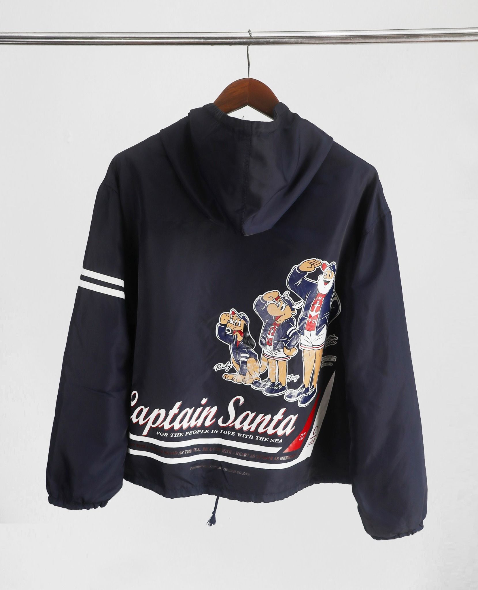 07.16.23 - VTG WINDBREAKER JACKET - CAPTAIN SANTA