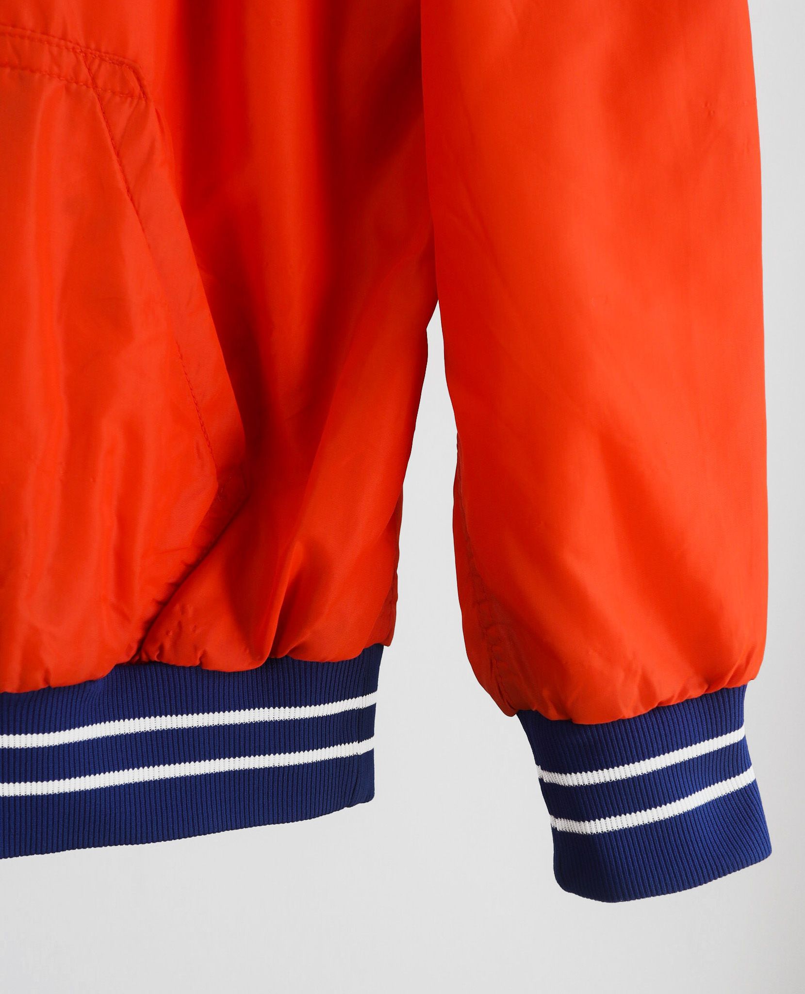 07.16.23 - VTG QUARTER ZIP BASEBALL JACKET - RUSSELL ATHLETIC