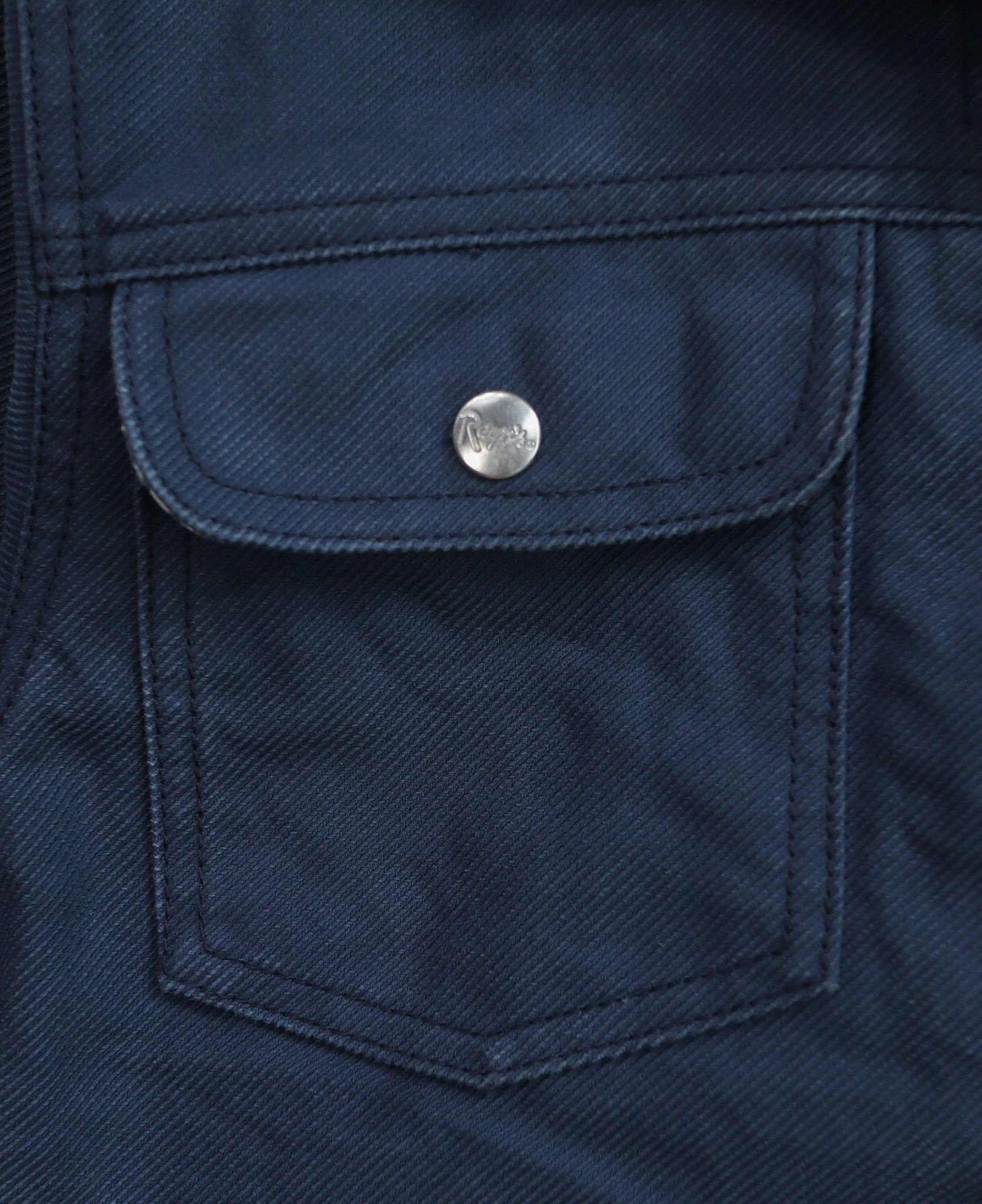 11.28.23 - VTG CROPPED DENIM WORK JACKET - REYN SPOONER