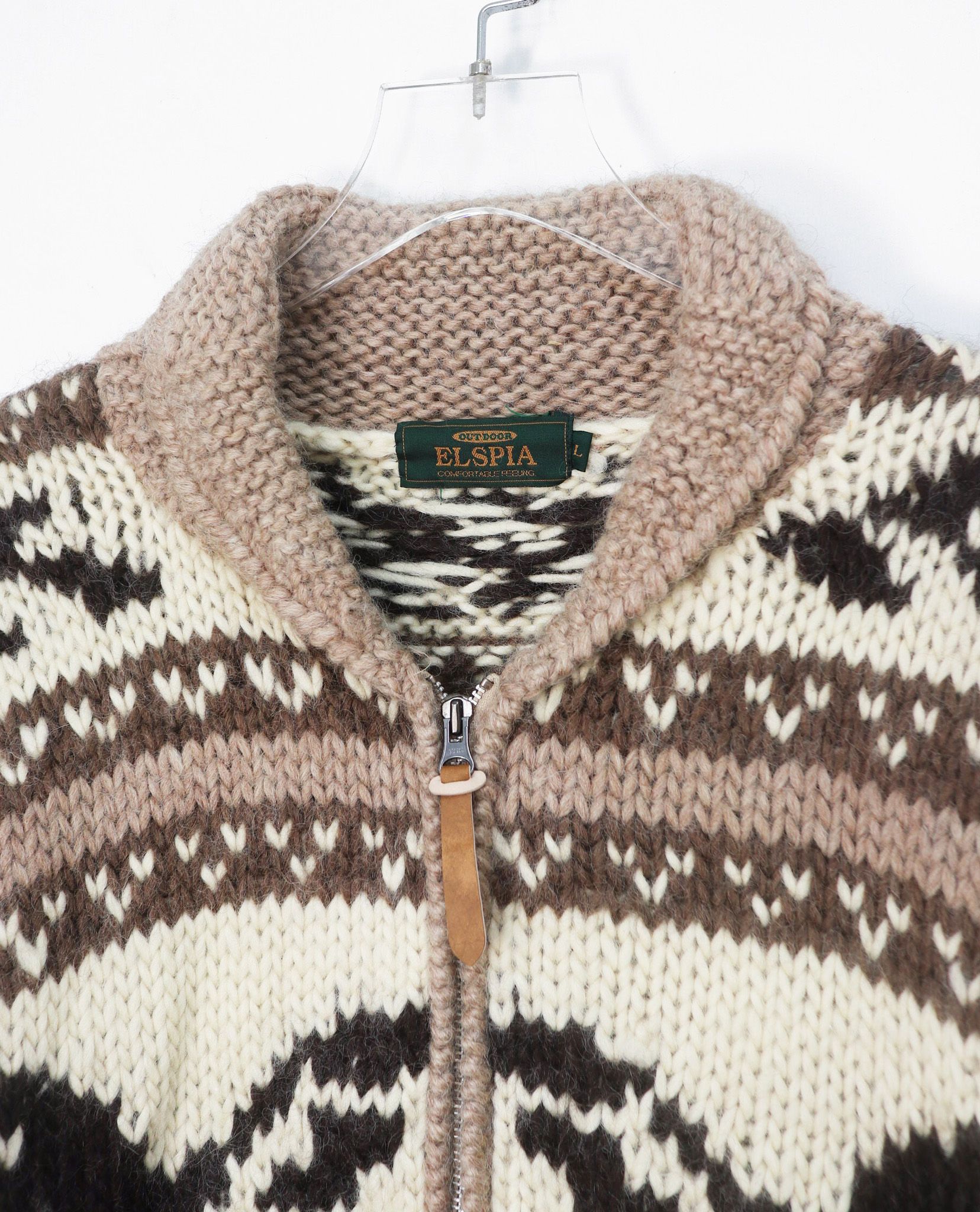 02.05.23 - VTG KNIT BLOUSON JACKET - ELSPIA