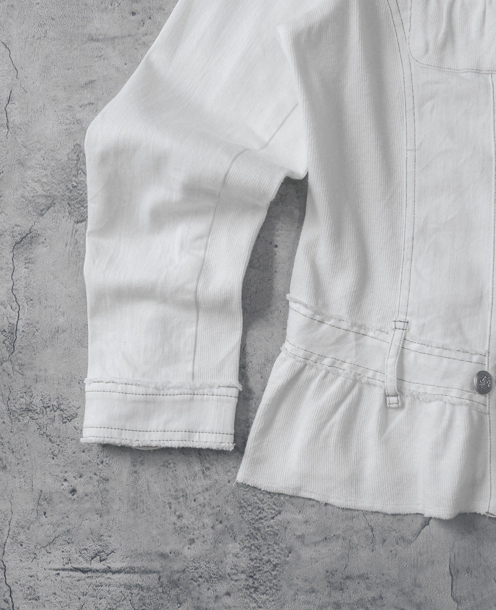 03.31.24 - VTG DENIM BLOUSON SKIRT JACKET - MCCT by INOCENTE