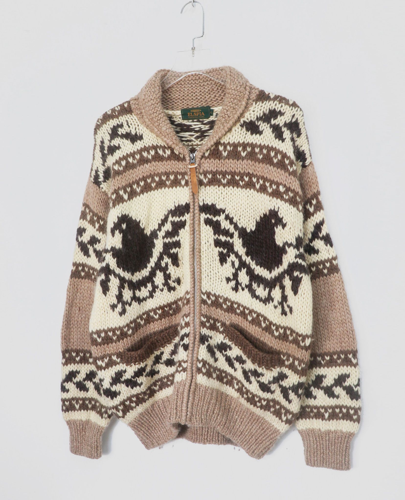 02.05.23 - VTG KNIT BLOUSON JACKET - ELSPIA