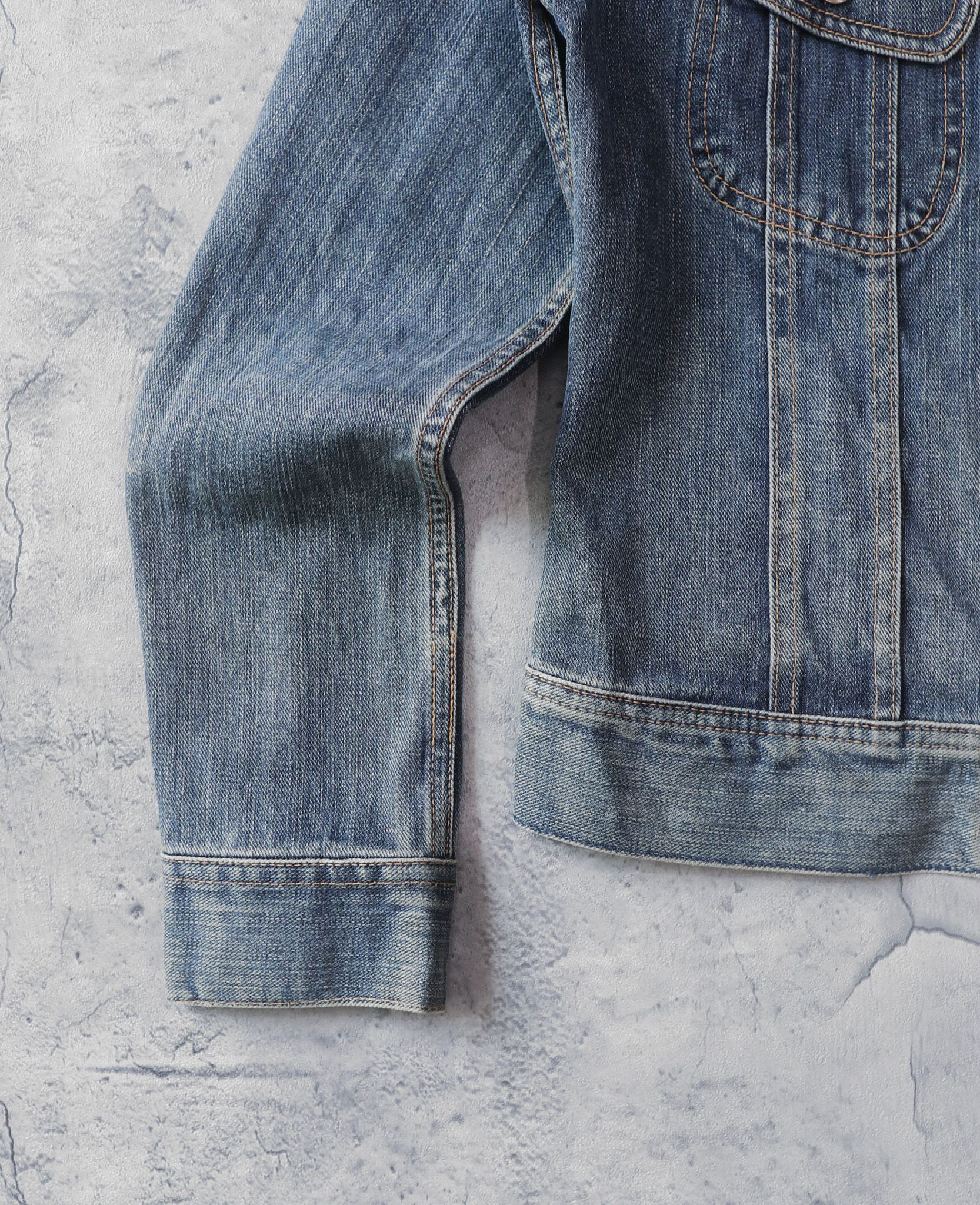 03.31.24 - VTG CROPPED DENIM TRUCKER JACKET - LADY LEE RIDERS x NATURAL BEAUTY BASIC