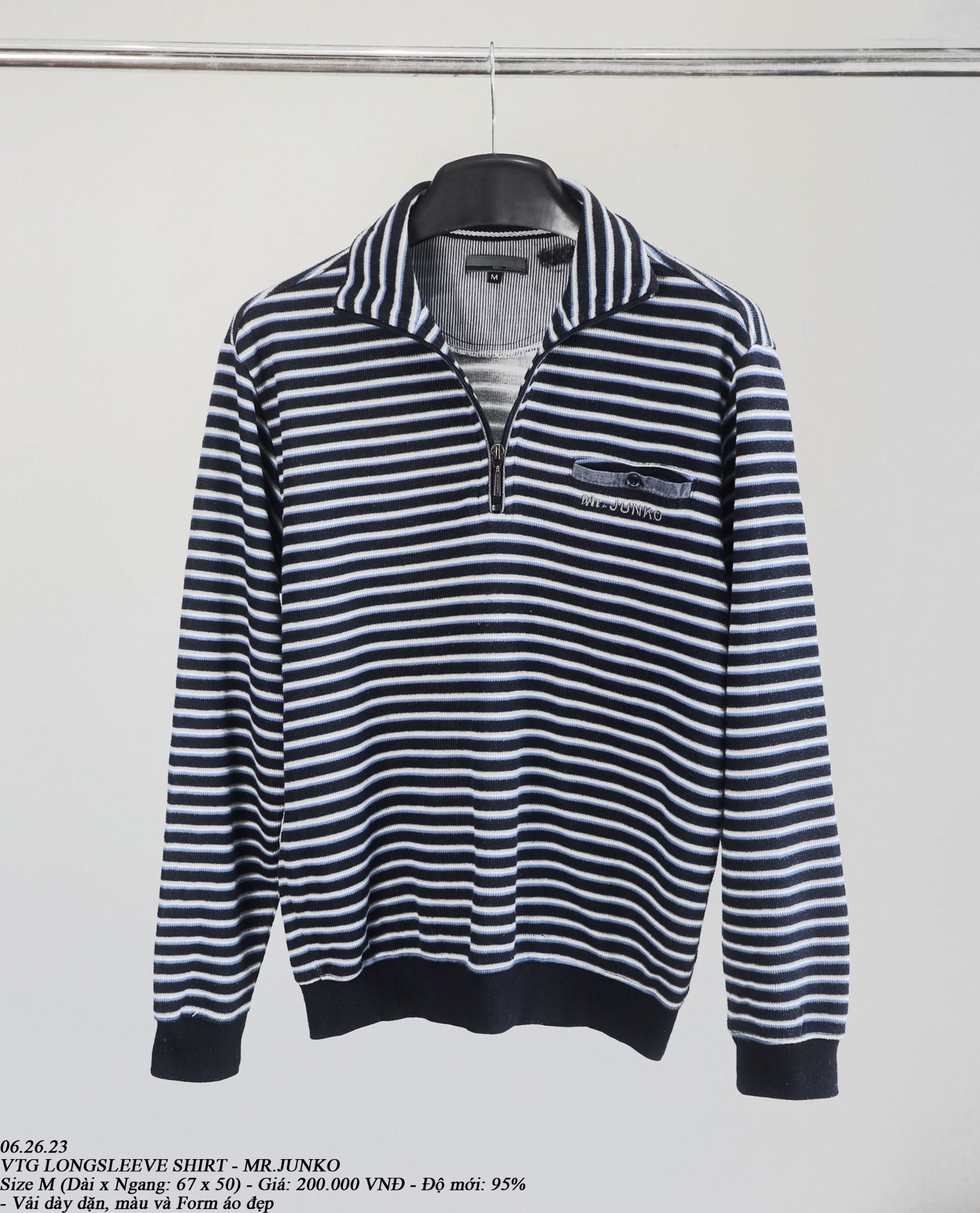 06.26.23 - VTG LONGSLEEVE SHIRT - MR.JUNKO
