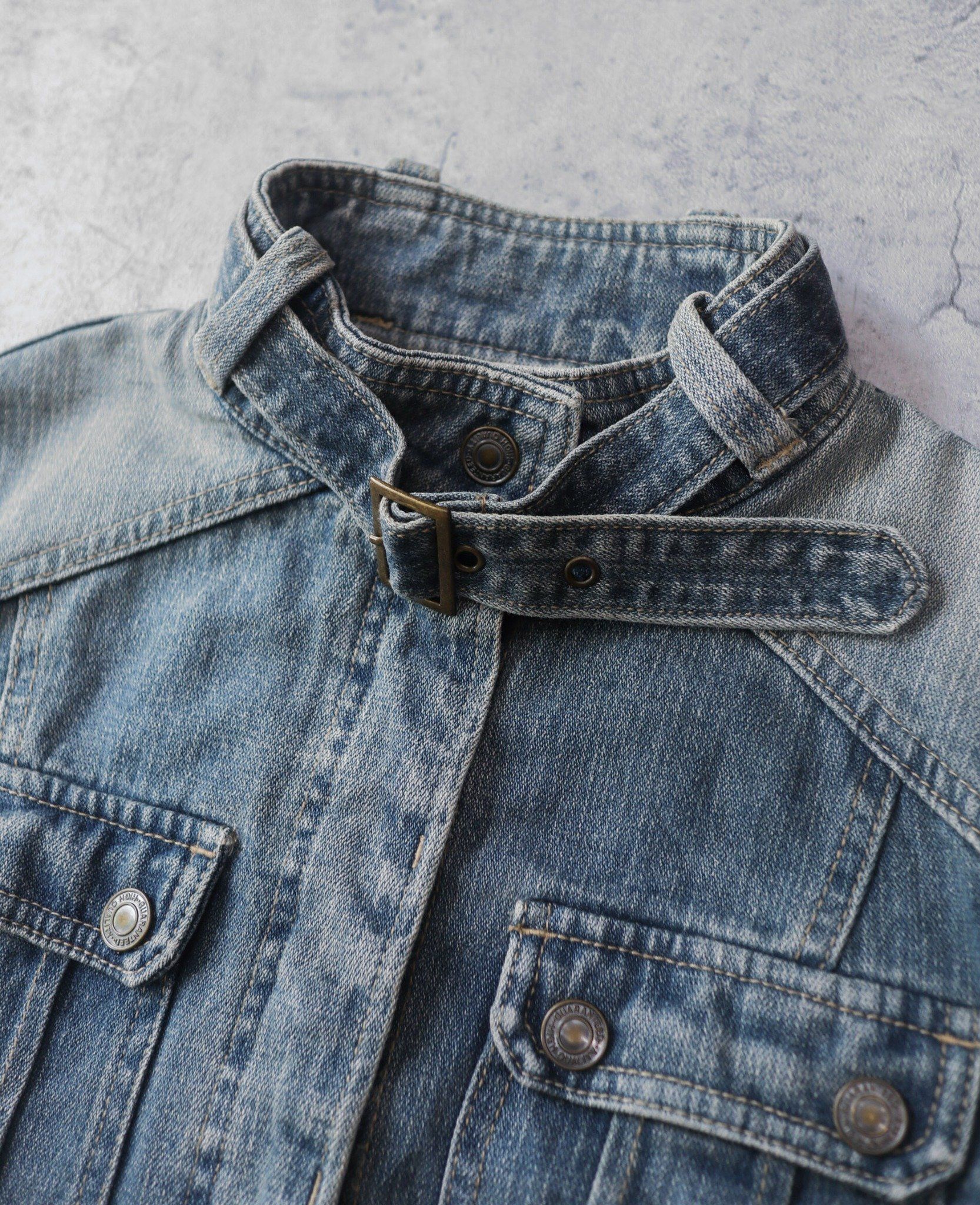 03.31.24 - VTG CROPPED DENIM RACER JACKET