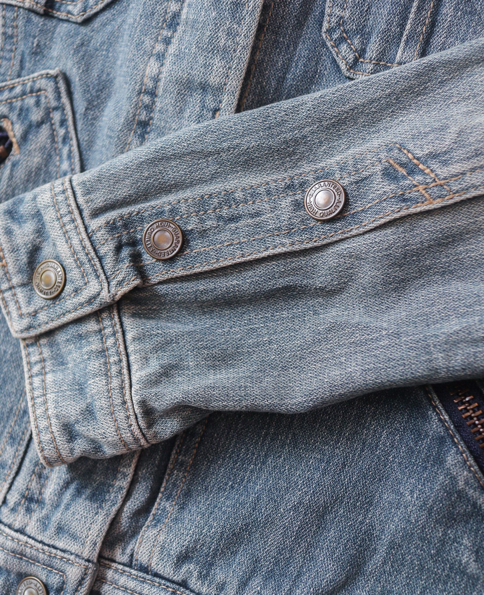 03.31.24 - VTG CROPPED DENIM RACER JACKET