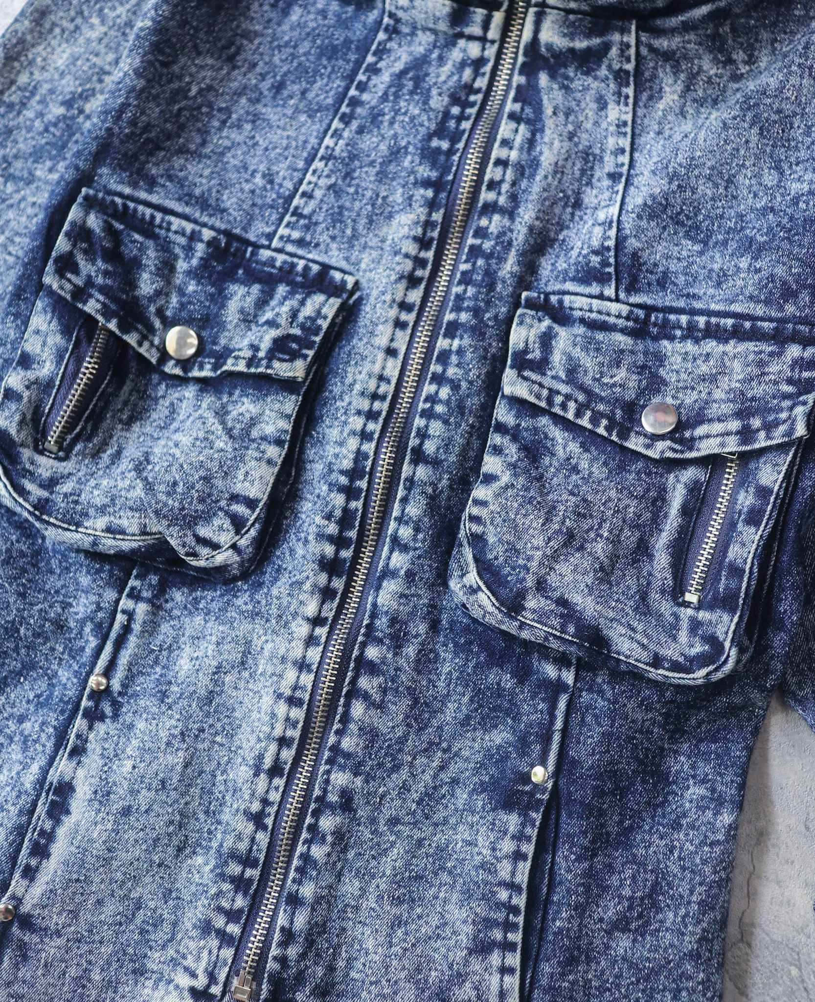 03.31.24 - VTG CROPPED DENIM BLOUSON JACKET
