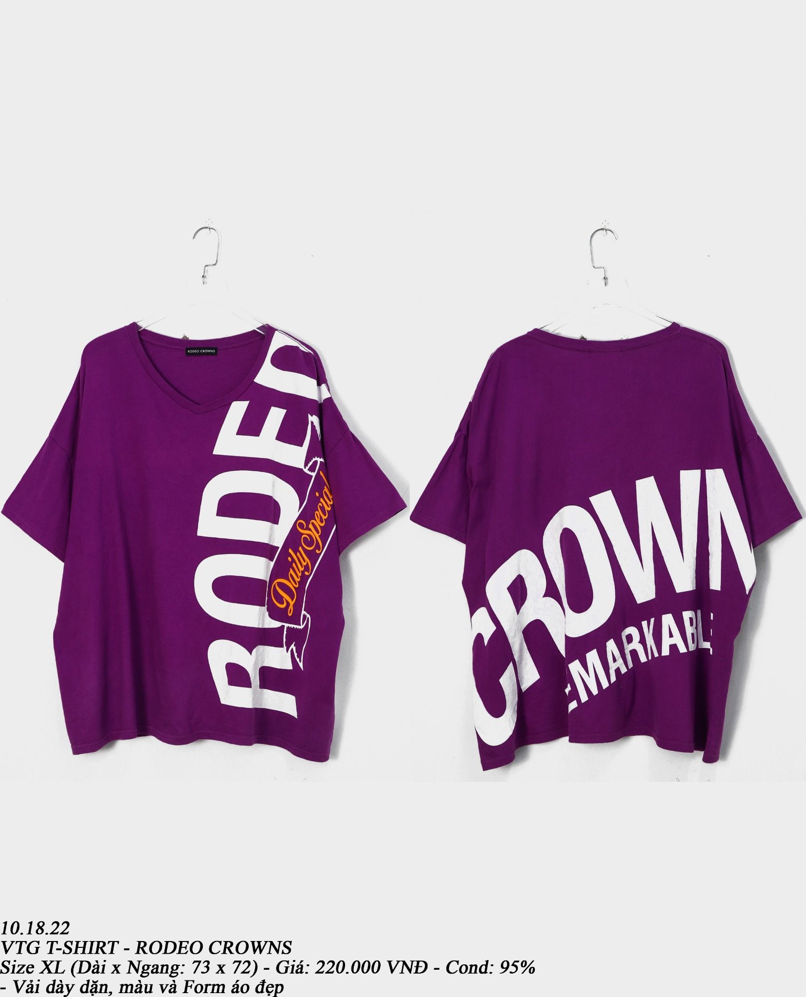 10.18.22 - VTG T-SHIRT - RODEO CROWNS
