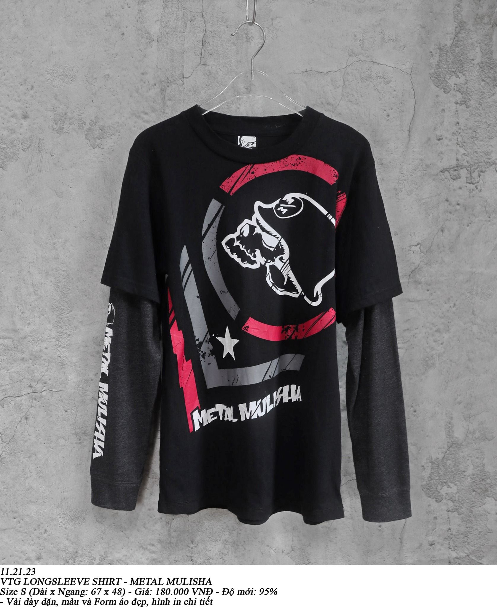 11.21.23 - VTG LONGSLEEVE SHIRT - METAL MULISHA