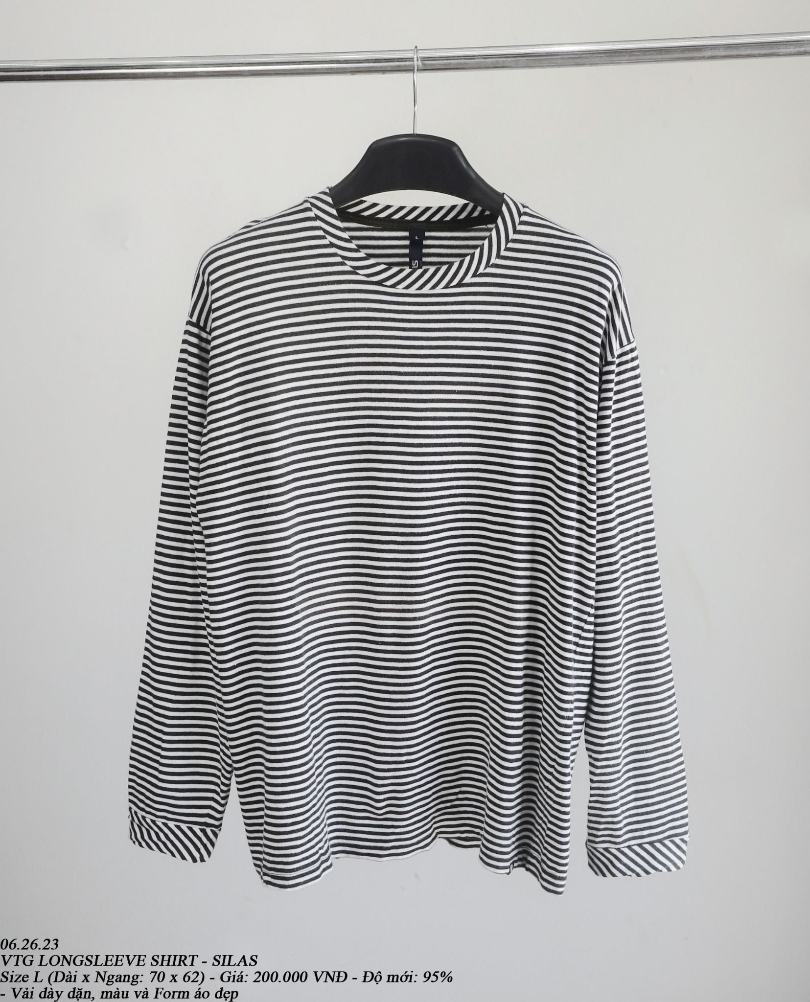 06.26.23 - VTG LONGSLEEVE SHIRT - SILAS