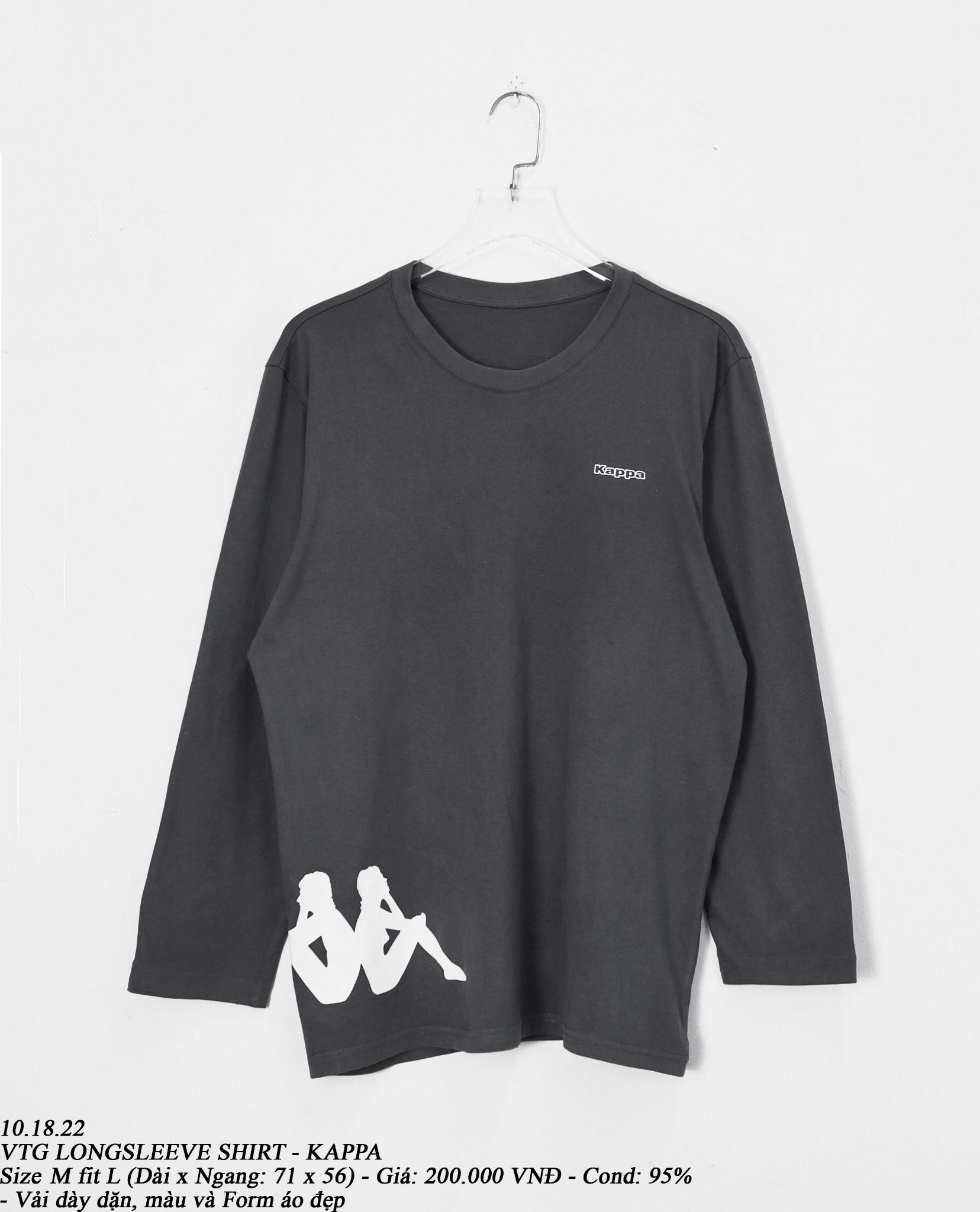 10.18.22 - VTG LONGSLEEVE SHIRT - KAPPA