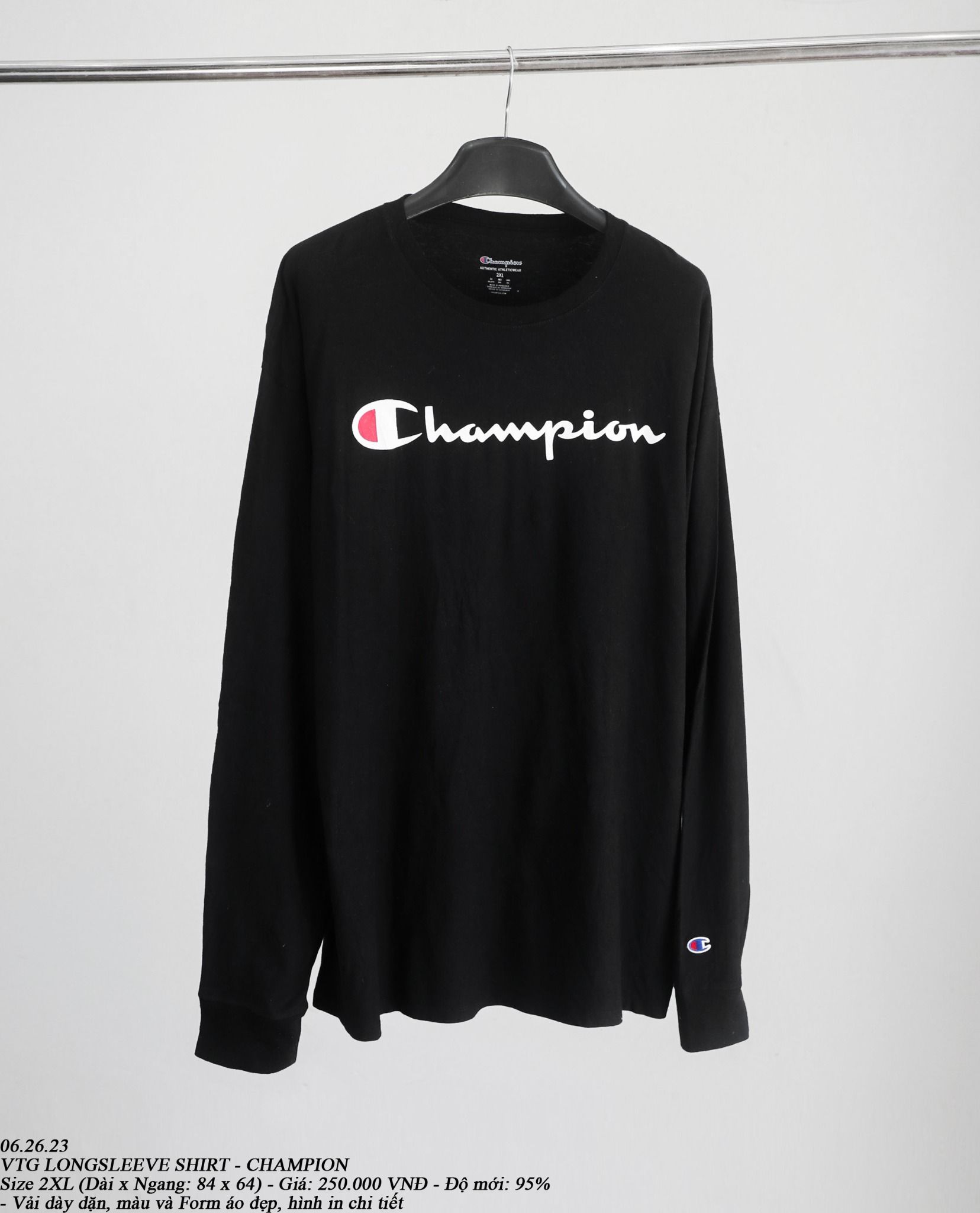 06.26.23 - VTG LONGSLEEVE SHIRT - CHAMPION
