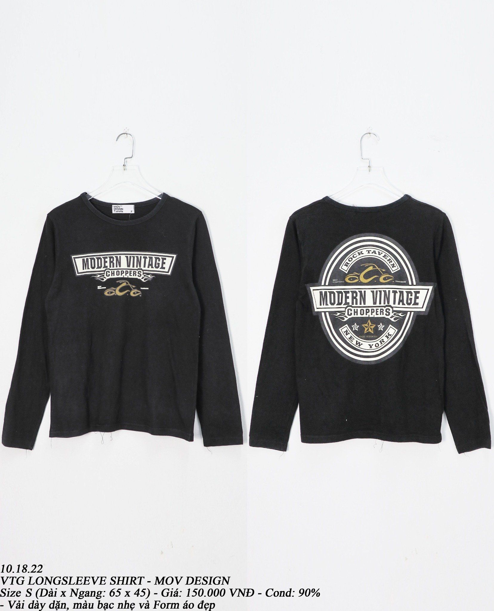 10.18.22 - VTG LONGSLEEVE SHIRT - MOV DESIGN