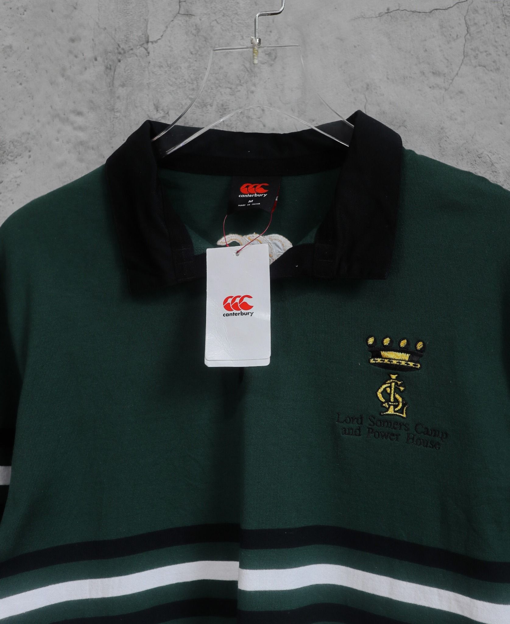 11.21.23 - VTG LONGSLEEVE POLO SHIRT - CANTERBURY