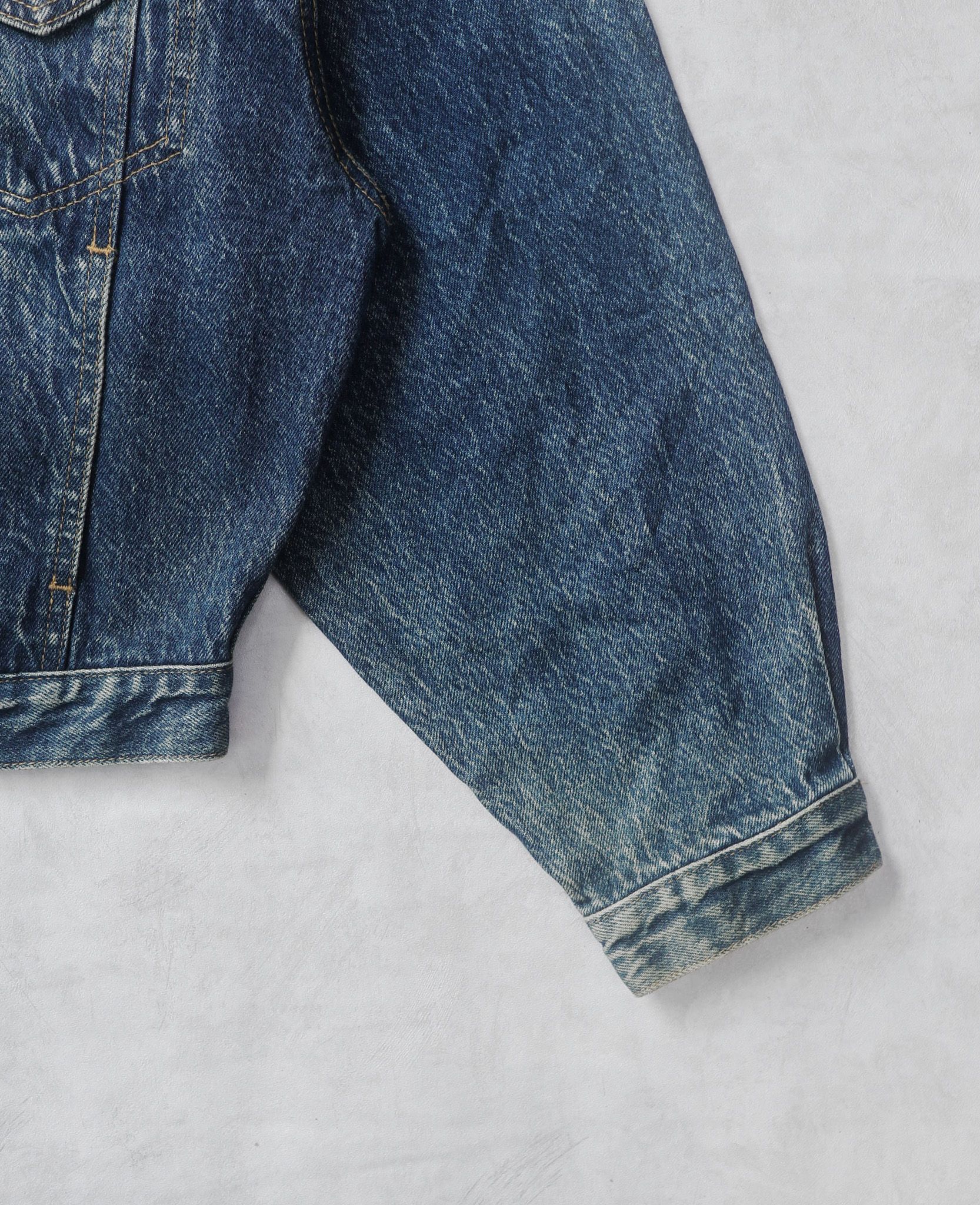 04.28.24 - VTG CROPPED DENIM JACKET - BIG JOHN 90s