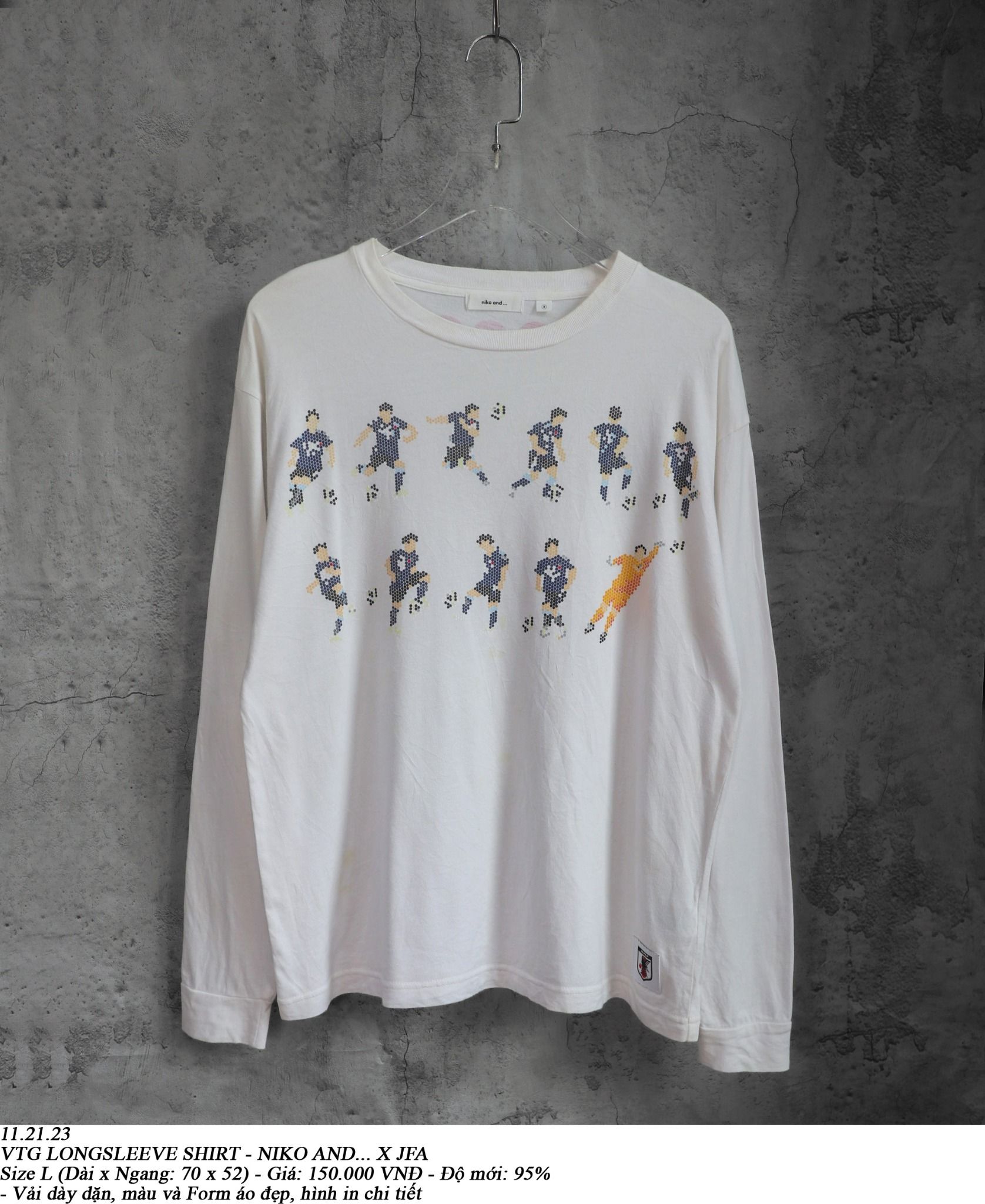 11.21.23 - VTG LONGSLEEVE SHIRT - NIKO AND... X JFA