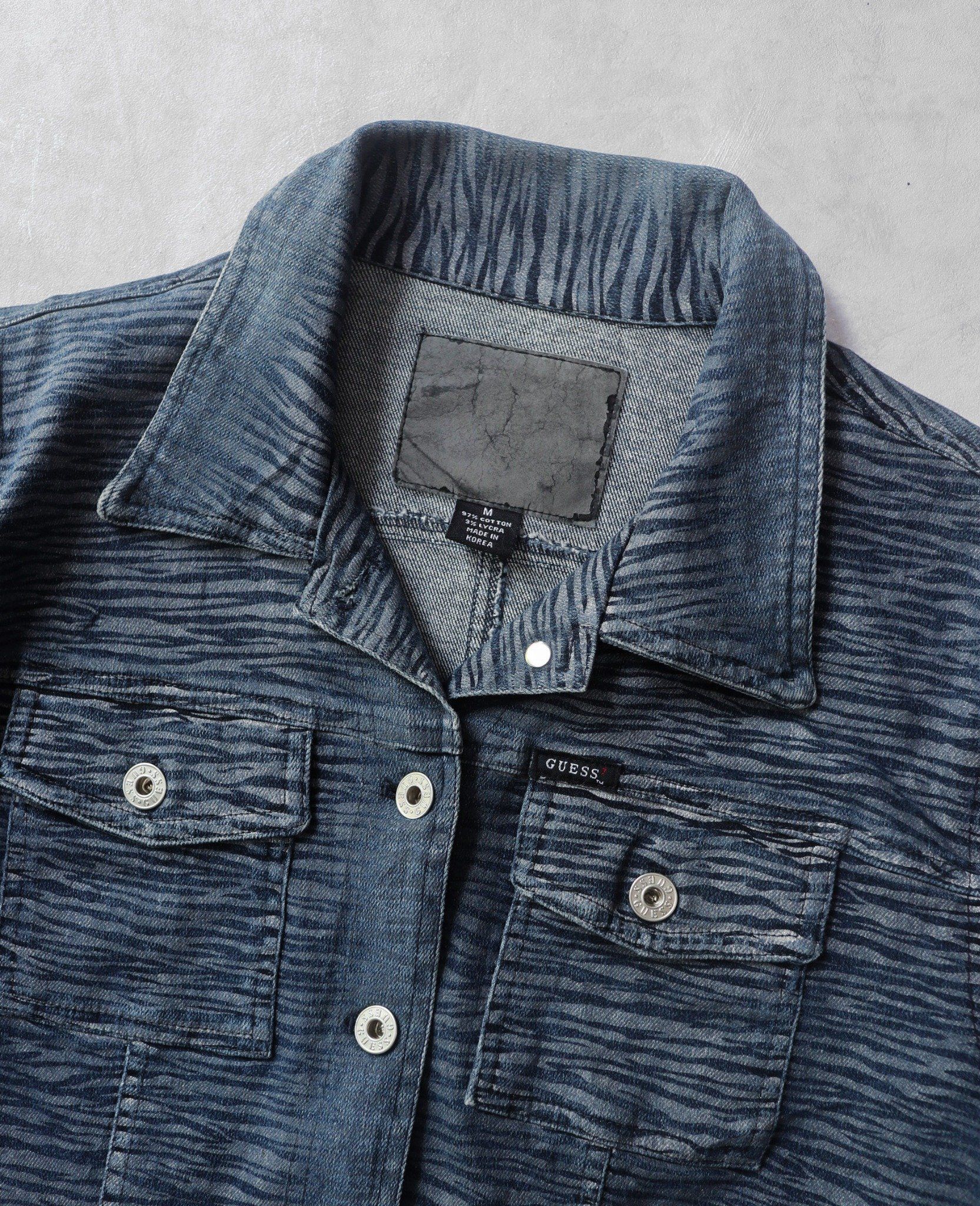 04.28.24 - VTG CROPPED DENIM JACKET - GUESS
