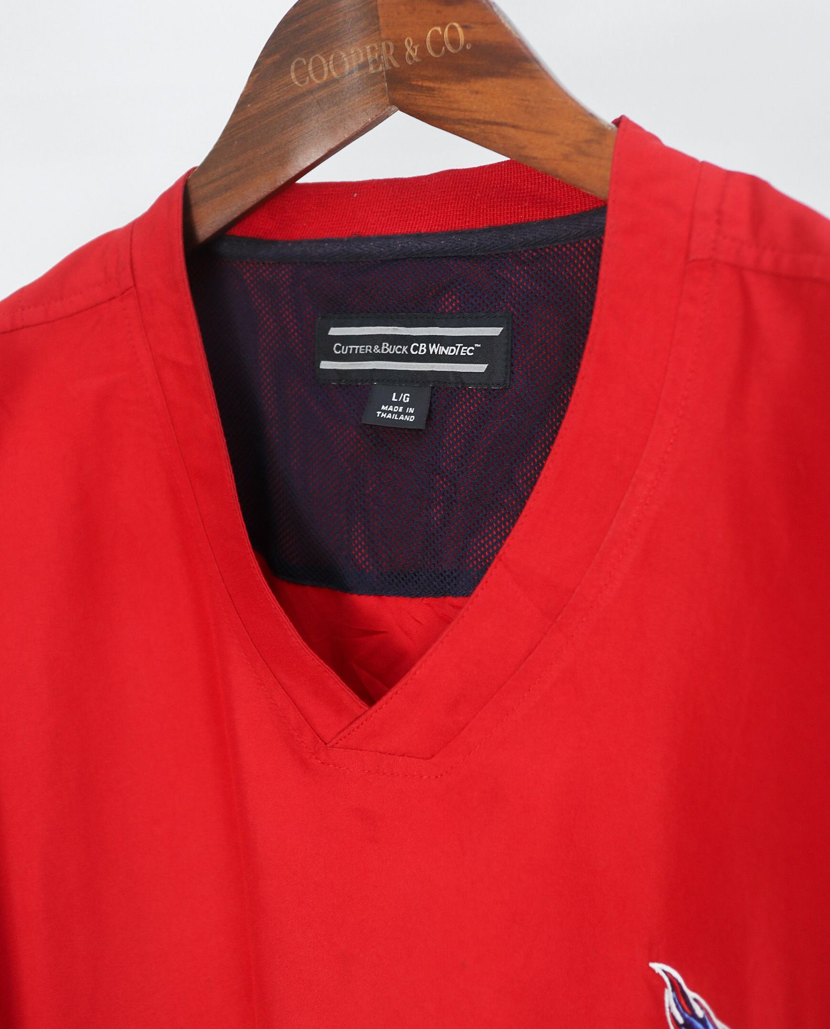 05.18.23 - VTG PULLOVER BASEBALL JACKET - CUTTER & BUCK