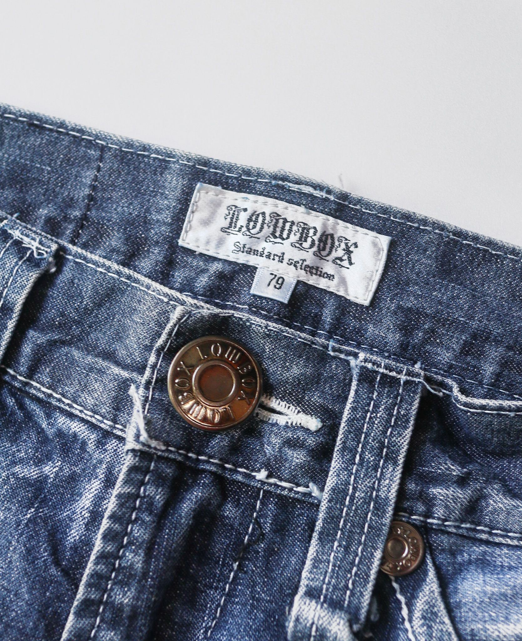 10.13.23 - VTG PUNK DENIM PANTS - LOW BOX