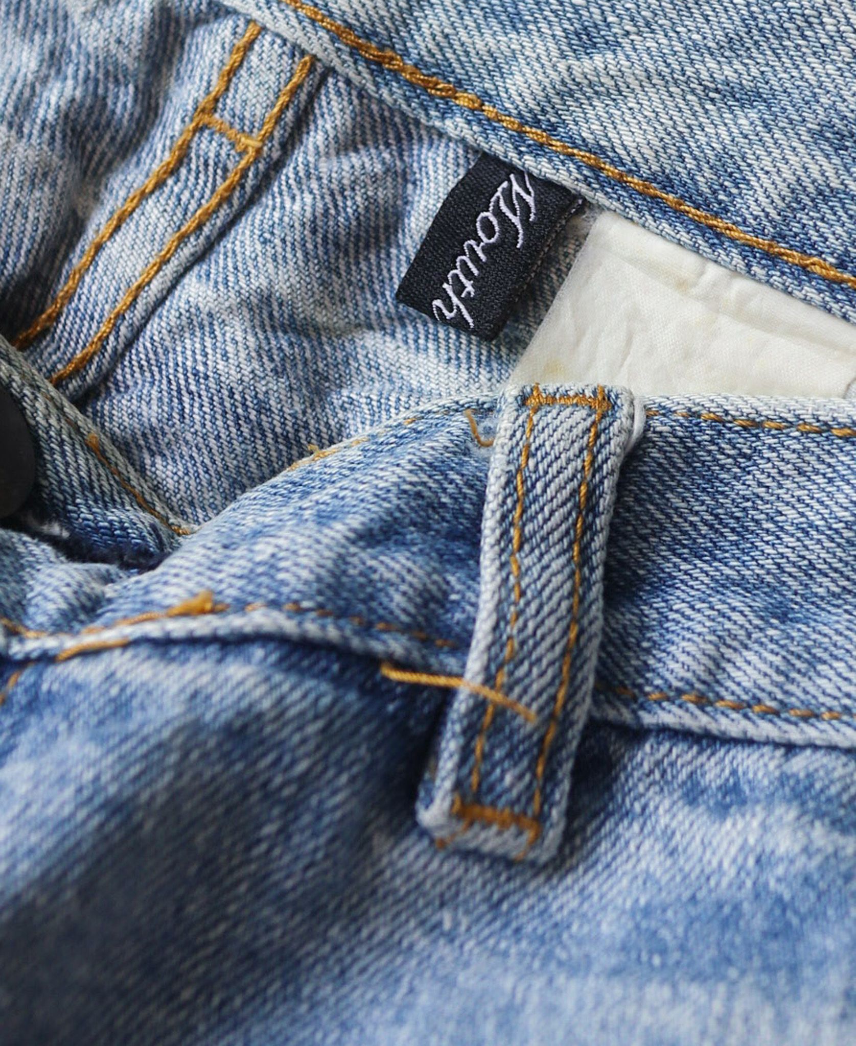 10.16.23 - VTG DOUBLE WAISTED DENIM PANTS - MOUTH VALLEY
