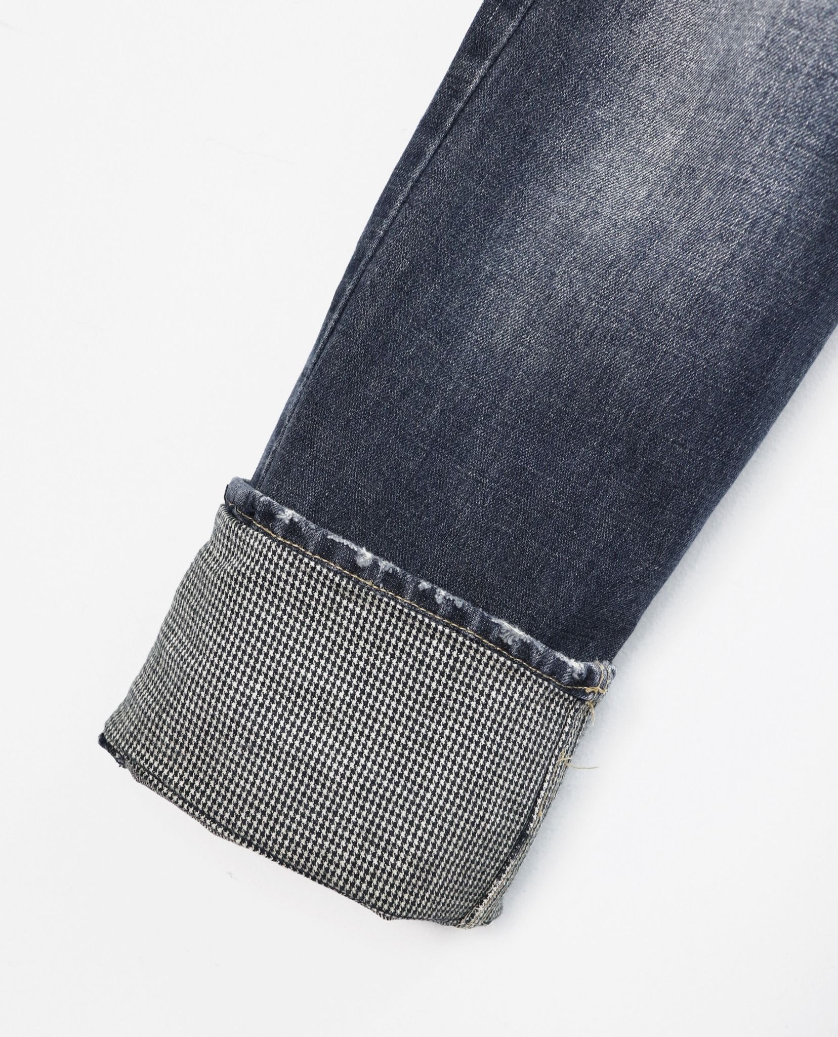10.27.22 - VTG DOUBLE WAIST DENIM PANTS - STANDARDS OF URBAN CRAFT