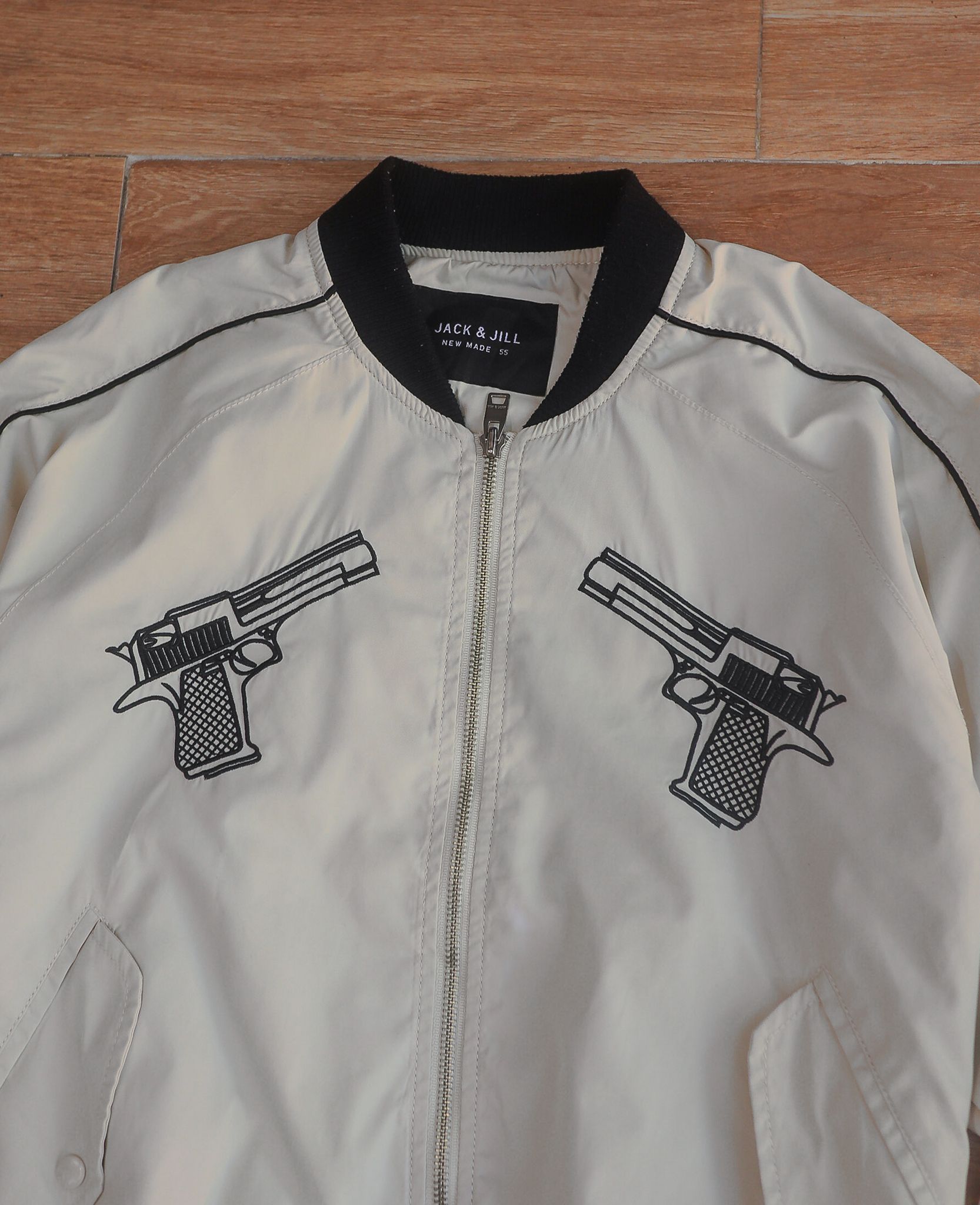 10.20.24 - VTG CROPPED NYLON SUKAJAN JACKET - JACK & JILL