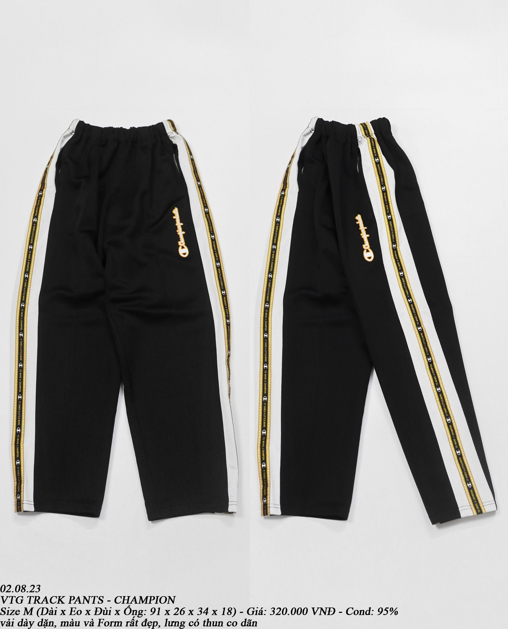 02.08.23 - VTG TRACK PANTS - CHAMPION