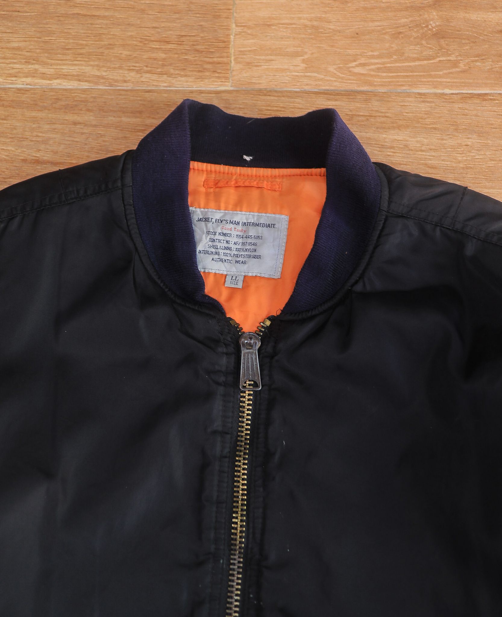 10.20.24 - VTG MA-1 BOMBER JACKET - GOOD TASTY
