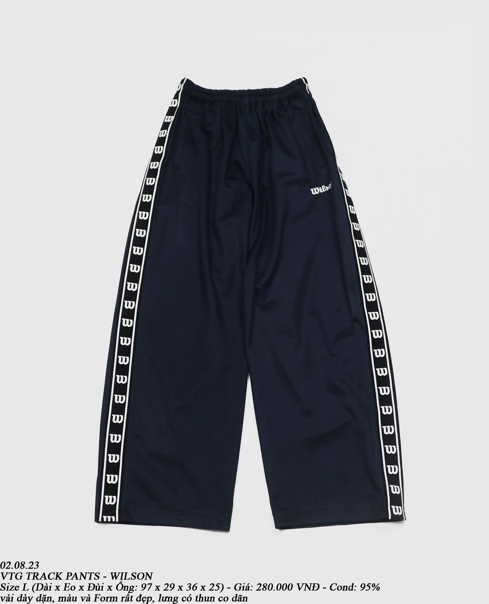 02.08.23 - VTG TRACK PANTS - WILSON
