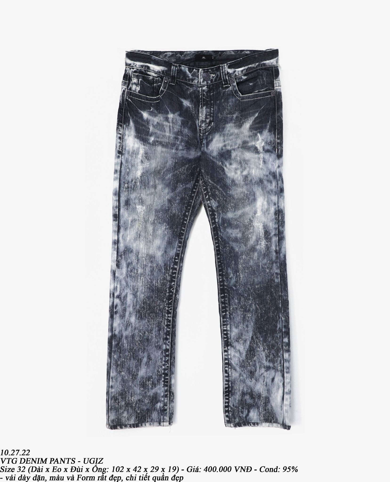 10.27.22 - VTG DENIM PANTS - UGIZ
