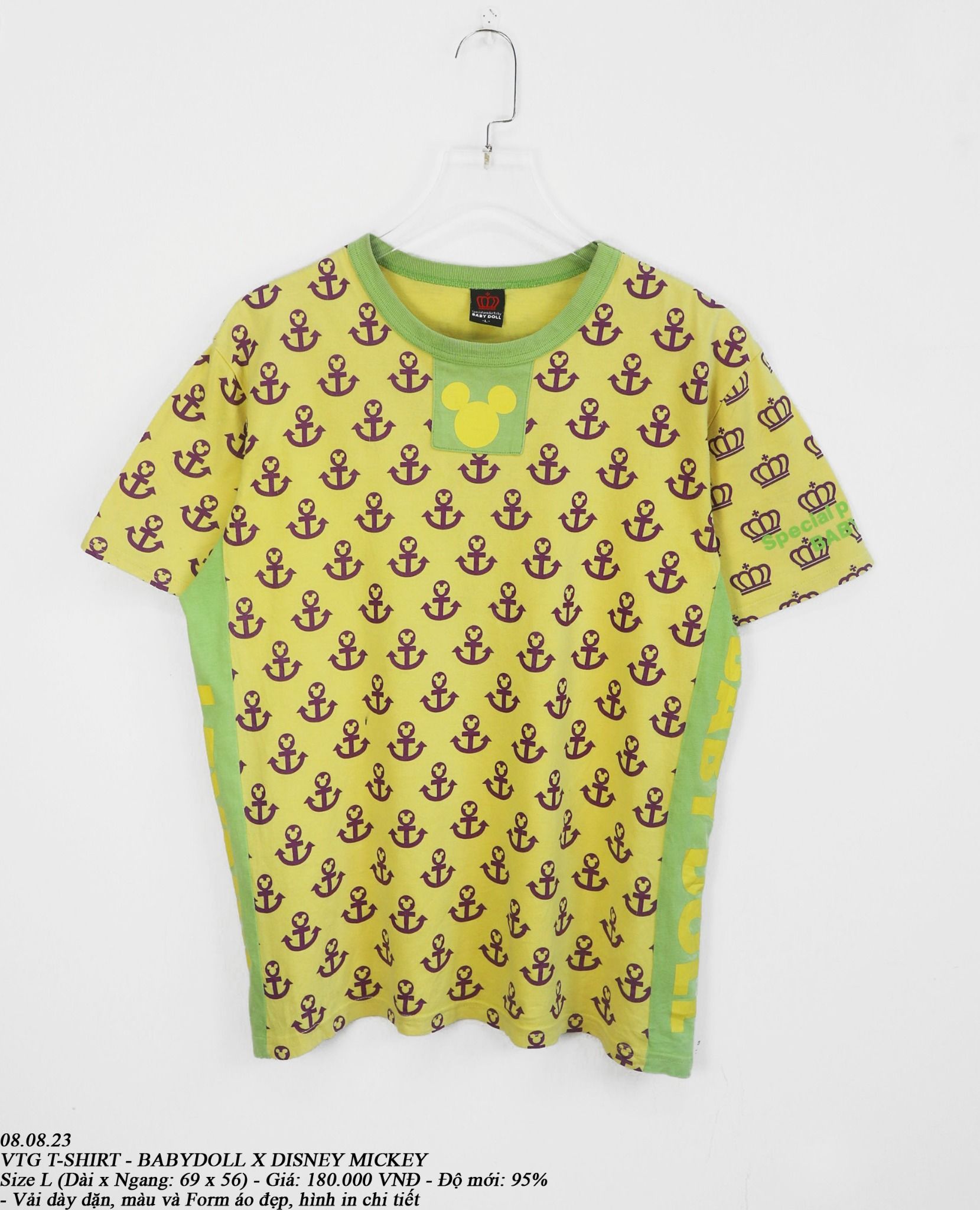 08.08.23 - VTG T-SHIRT - BABYDOLL x DISNEY MICKEY