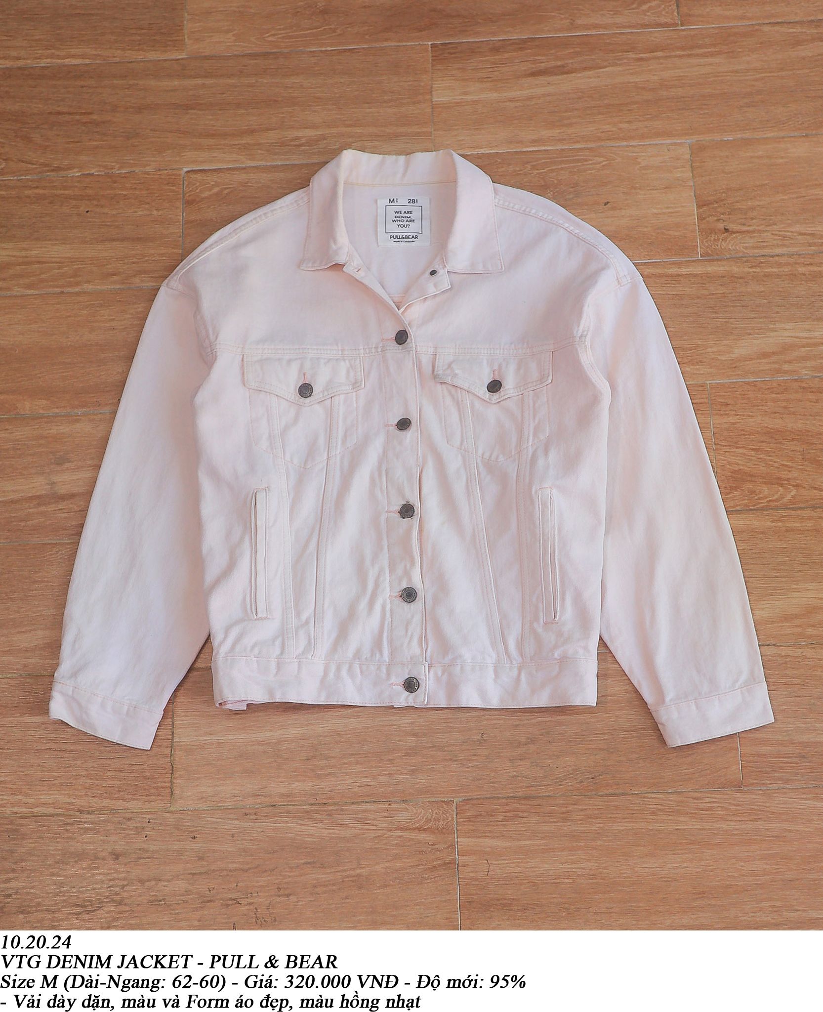 10.20.24 - VTG DENIM JACKET - PULL & BEAR